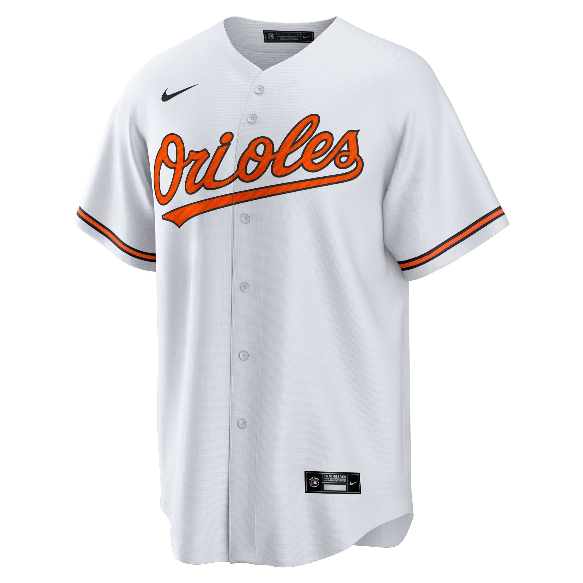 Men's Baltimore Orioles Adley Rutschman  White Replica Player Jersey