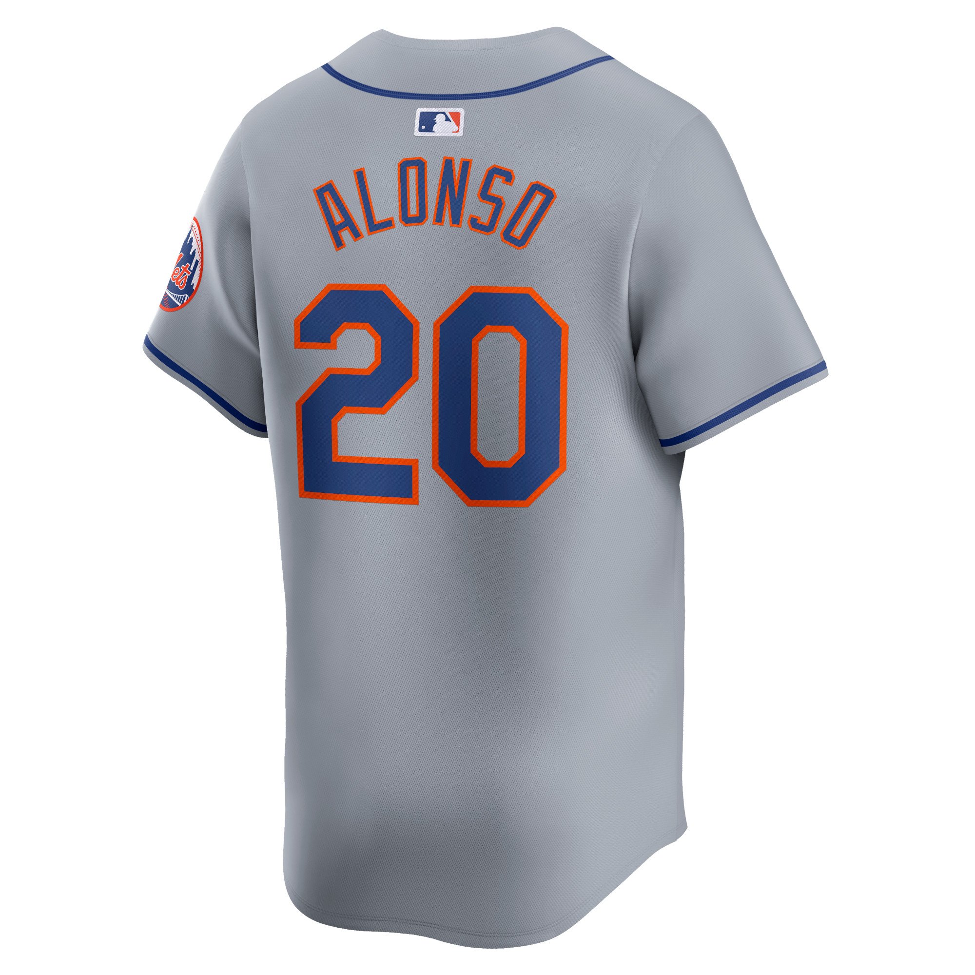 Men's New York Mets Pete Alonso  Gray Away Limited Player Jersey