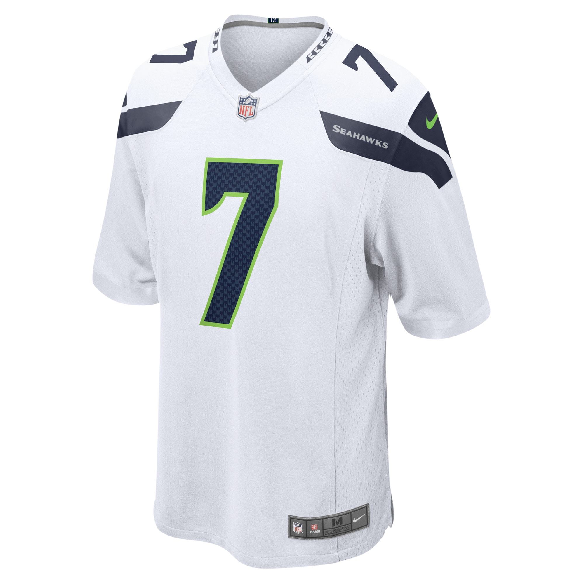 Geno Smith Seattle Seahawks  Game Player Jersey - White