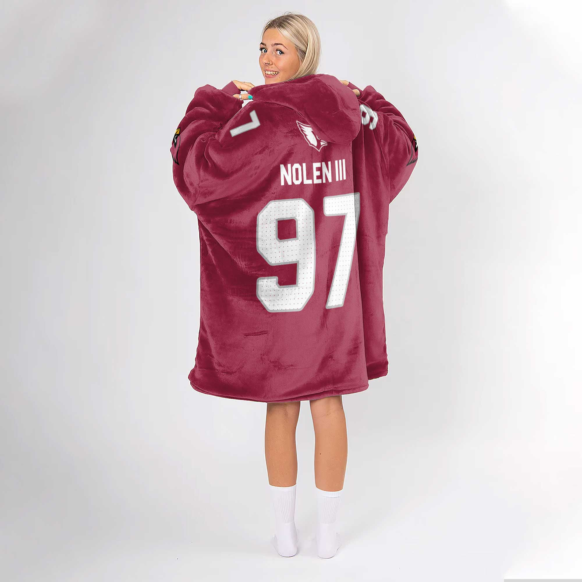 Adult 97 Arizona Football Unisex Blanket Hoodie