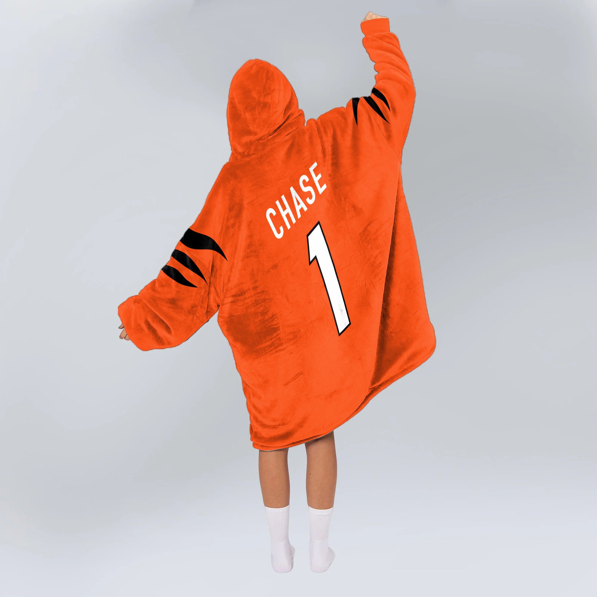 Adult J.C 1 Cincinnati Football Unisex Blanket Hoodie