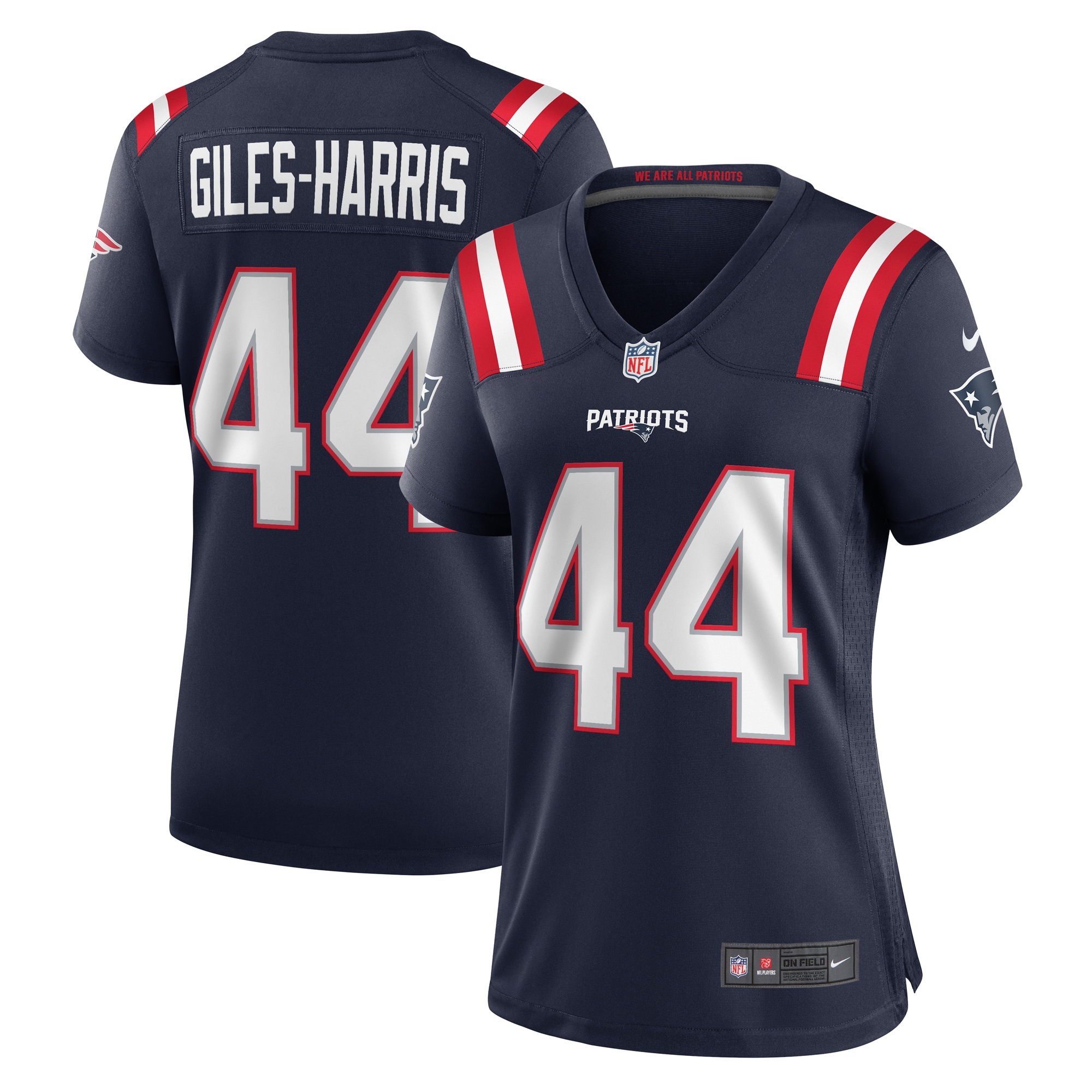 Joe Giles-Harris New England Patriots Women's Team Game Jersey -  Navy