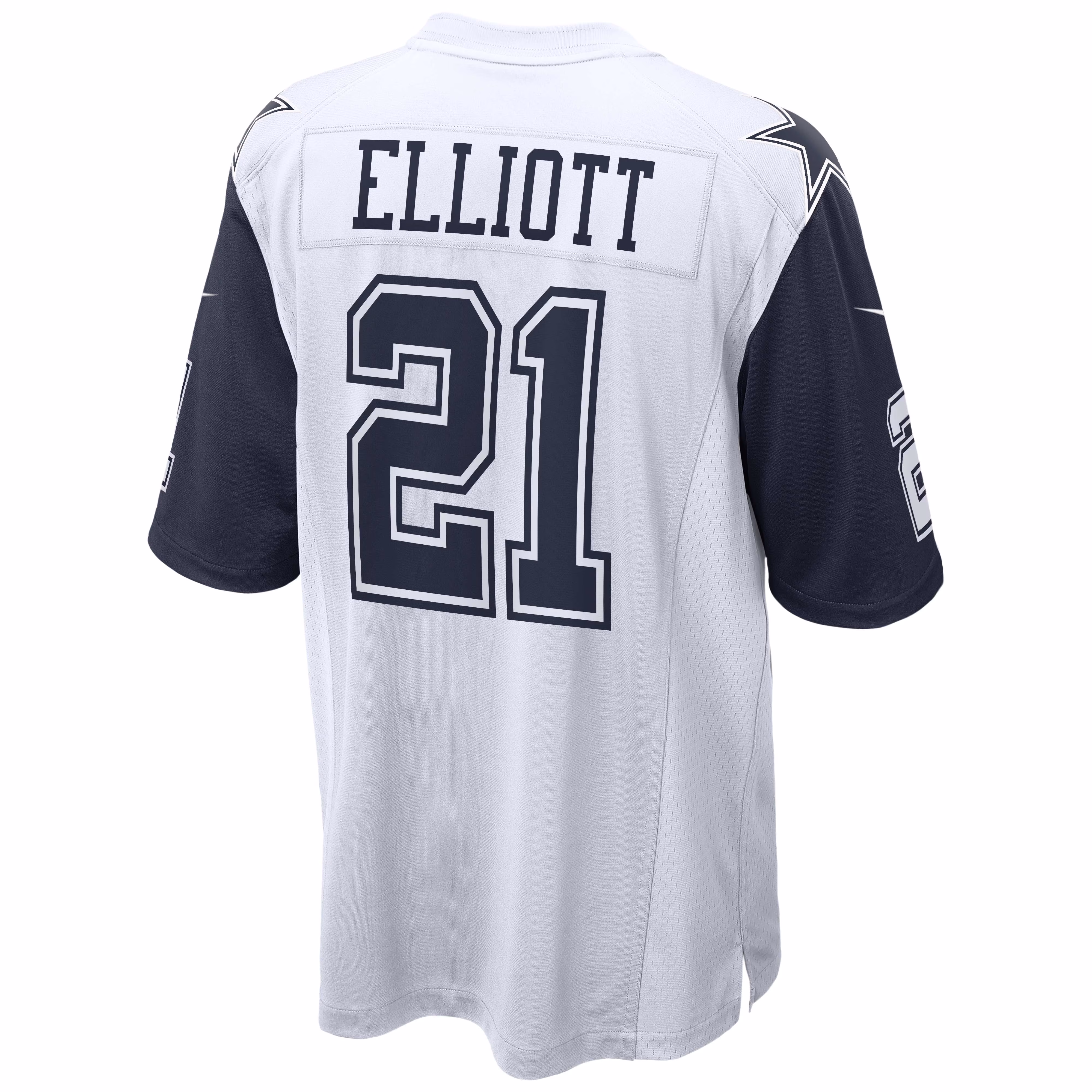 Ezekiel Elliott Dallas Cowboys Alternate Game Jersey - White