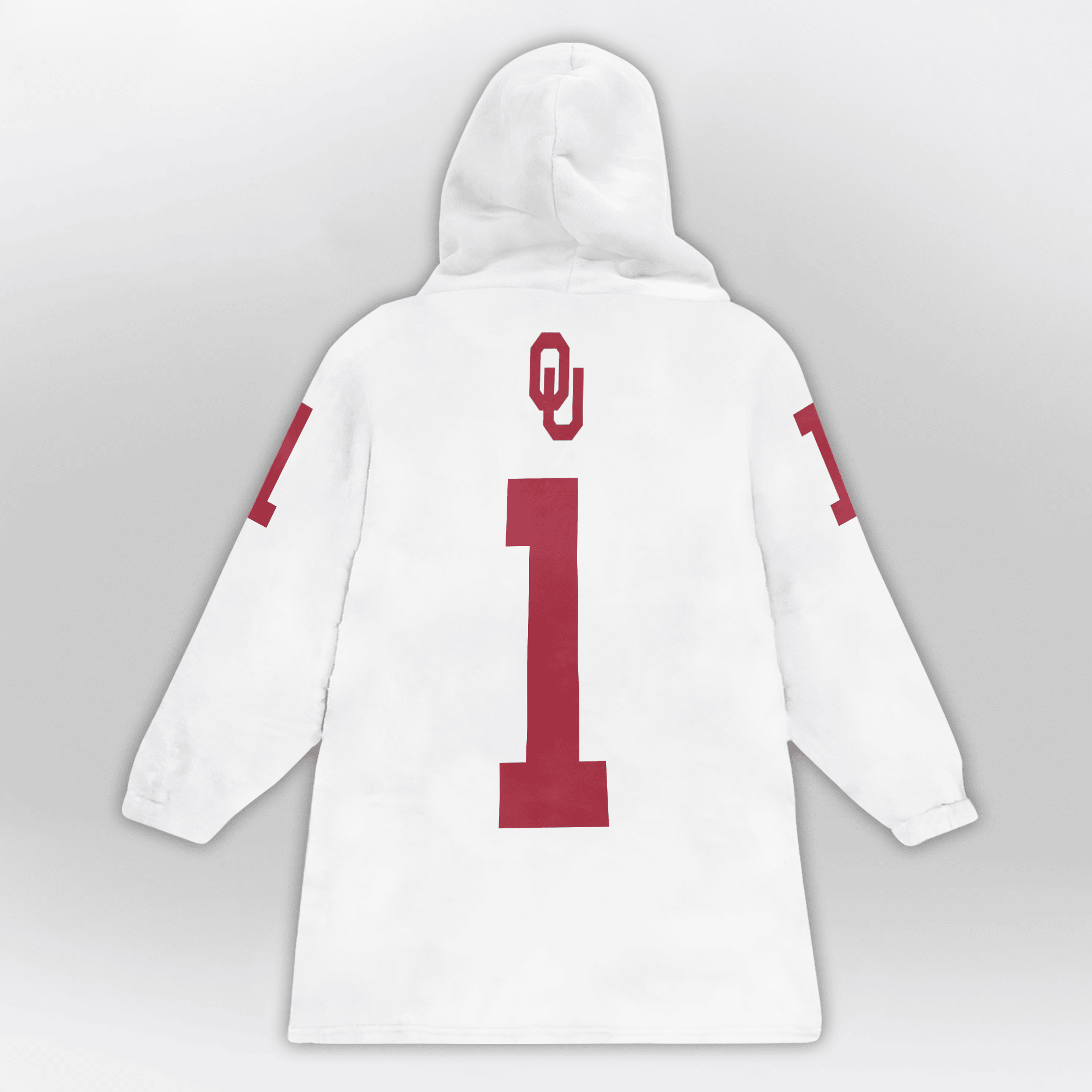 Kid #1 Oklahoma Football Unisex Blanket Hoodie