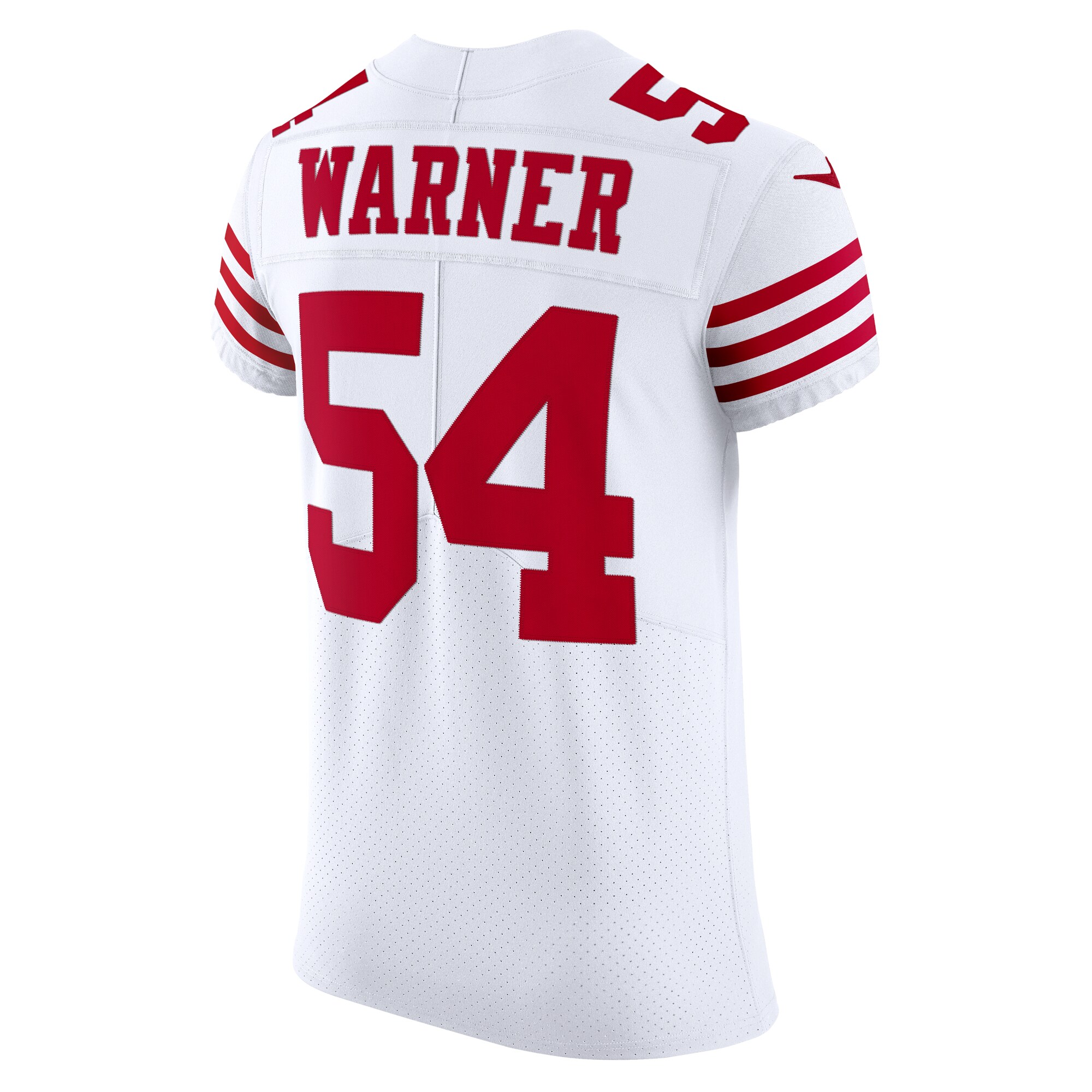Fred Warner San Francisco 49ers  Vapor Elite Jersey - White