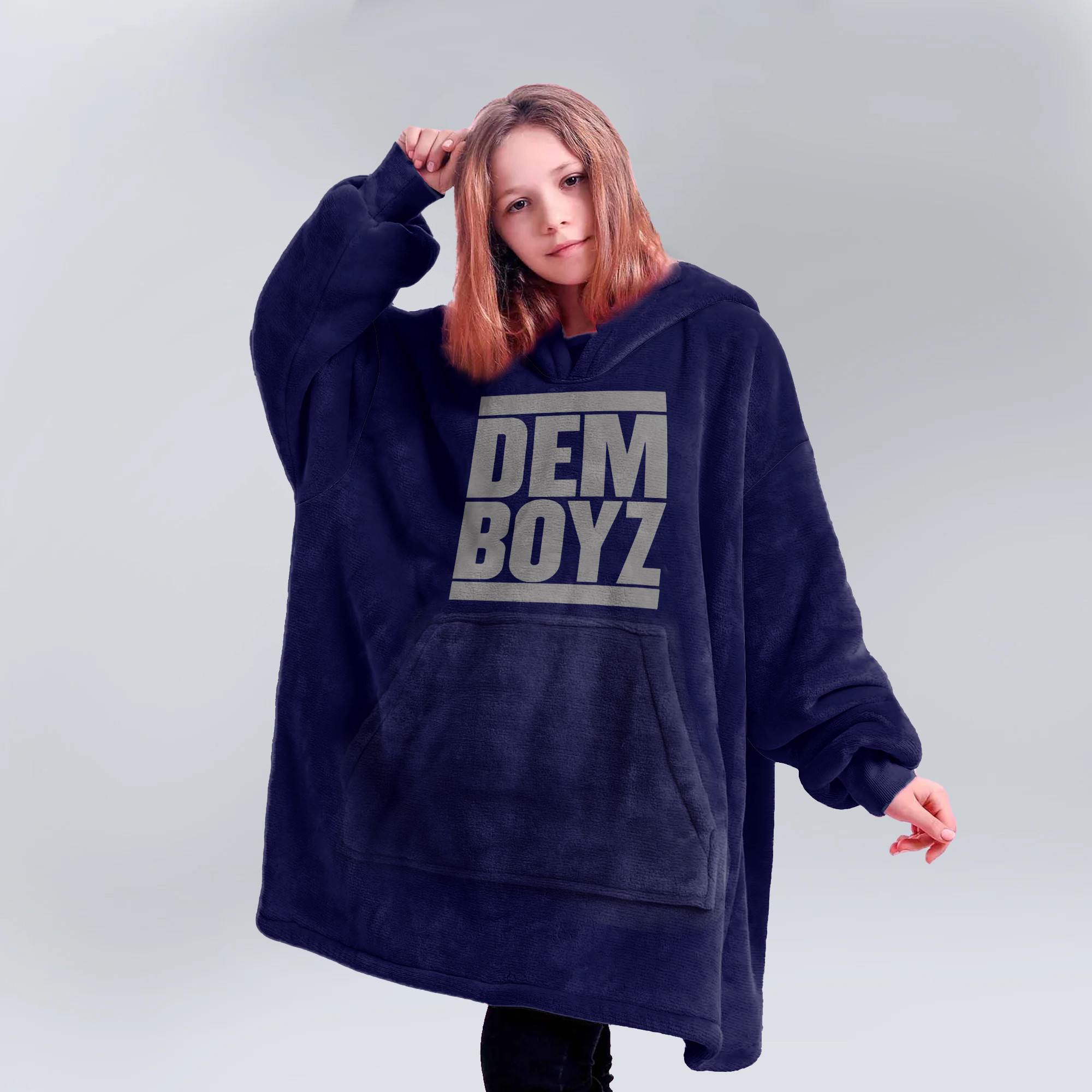 Adult Dallas Football Unisex Blanket Hoodie