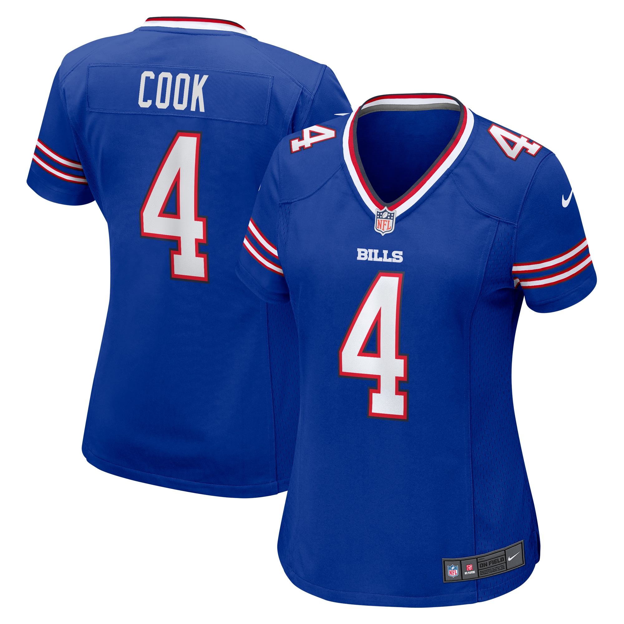 James Cook Buffalo Bills Women's Game Player Jersey - Royal