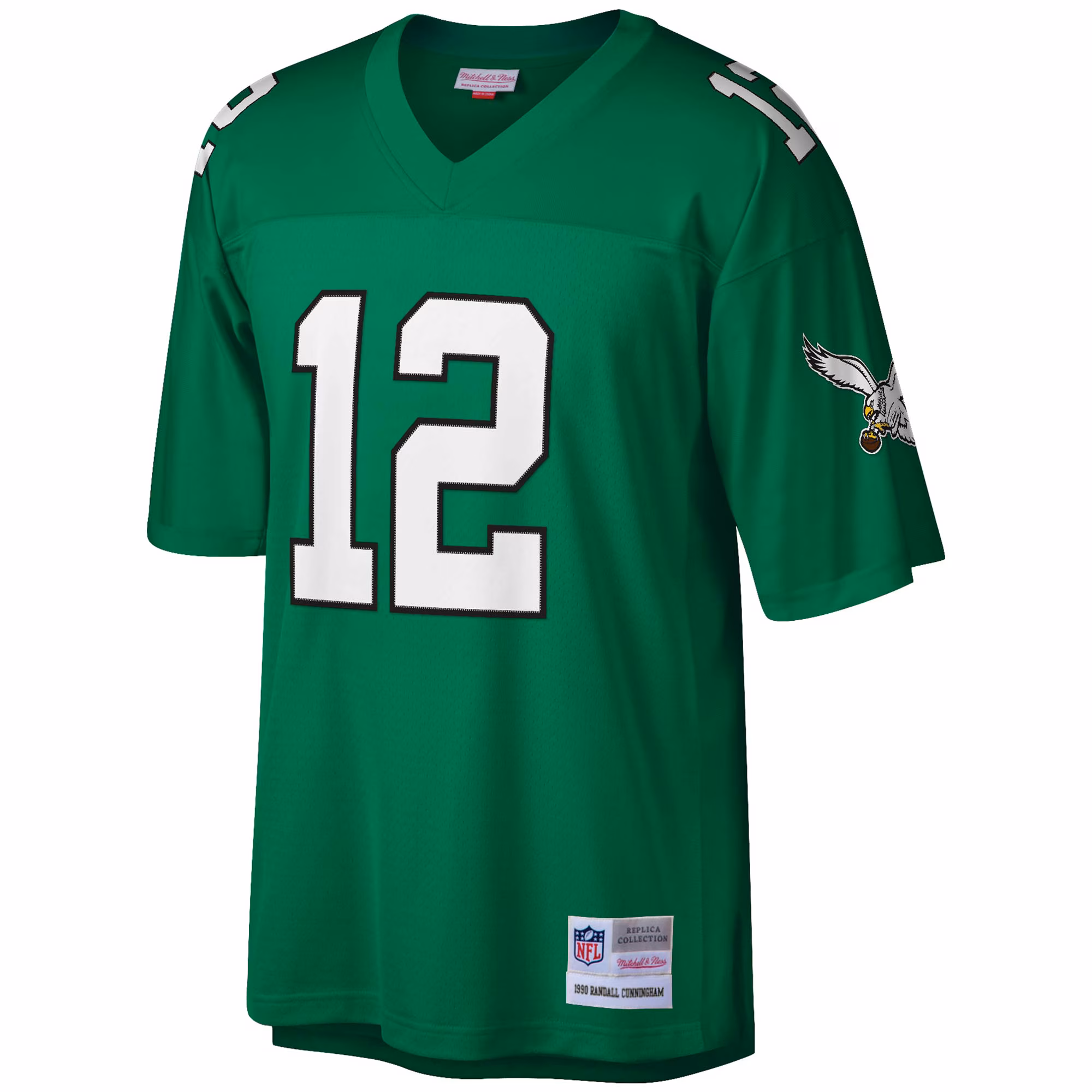 Randall Cunningham Philadelphia Eagles #12 Legacy Replica Jersey - White