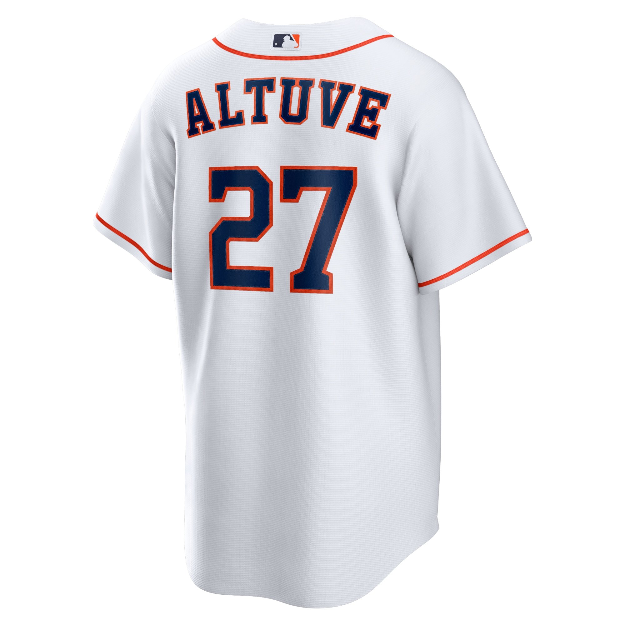Men's Houston Astros Jose Altuve  White Home Replica Player Name Jersey