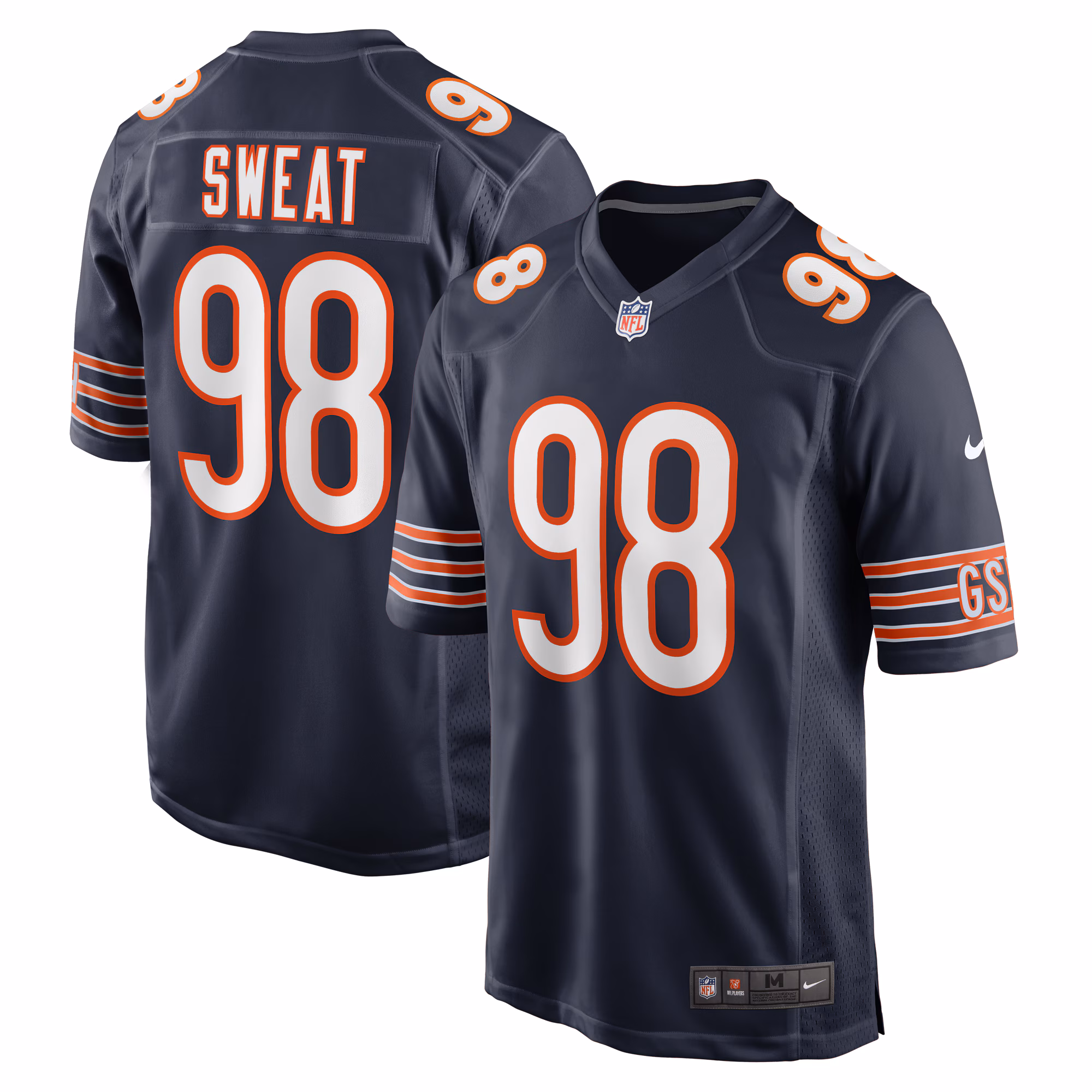 Montez Sweat Chicago Bears  Game Jersey -  Navy