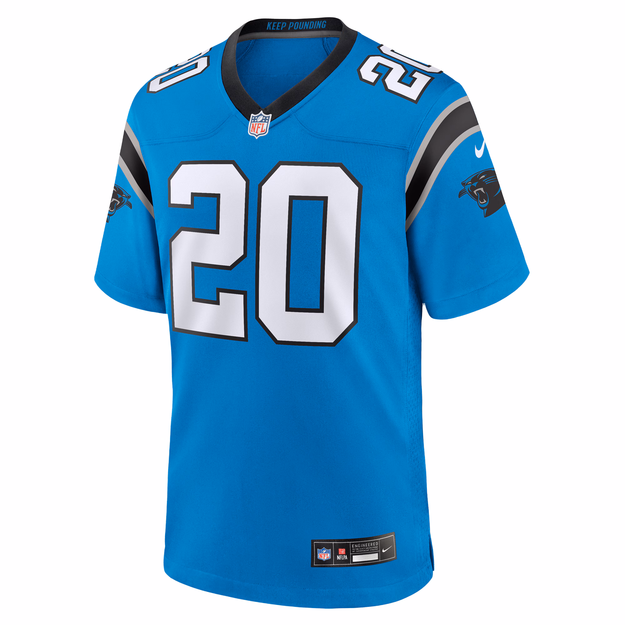 Eric Rowe Carolina Panthers Game Jersey - Black