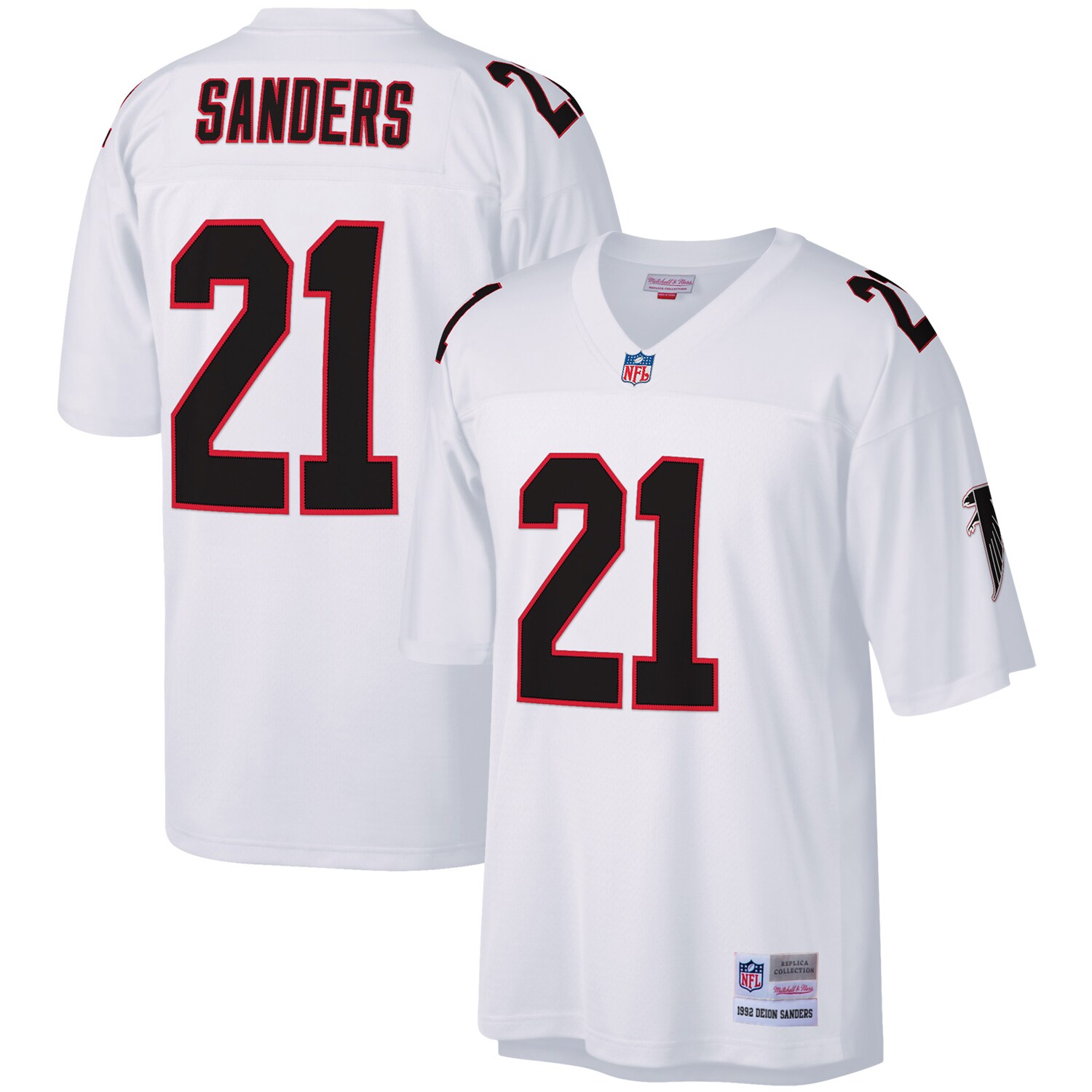 Deion Sanders Atlanta Falcons Legacy Replica Jersey - Red