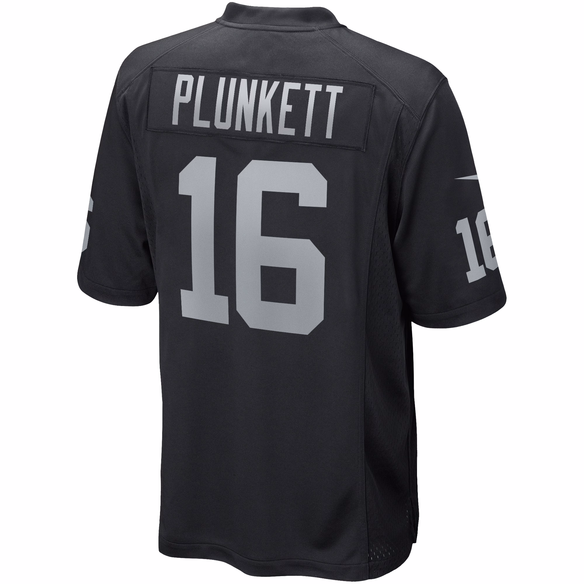 Jim Plunkett Las Vegas Raiders Game Retired Player Jersey - Black