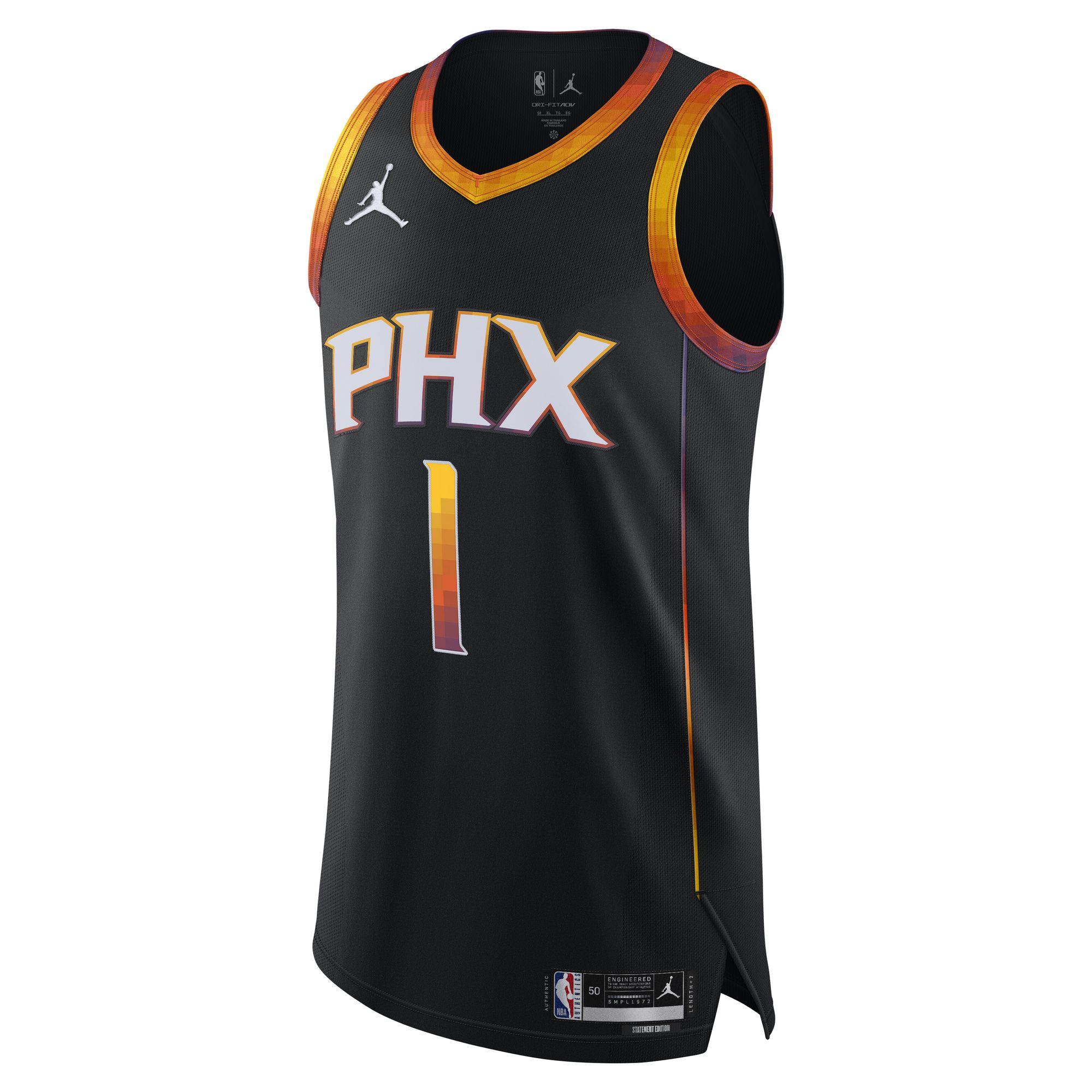 Devin Booker Phoenix Suns  Authentic Player Jersey - Statement Edition - Black