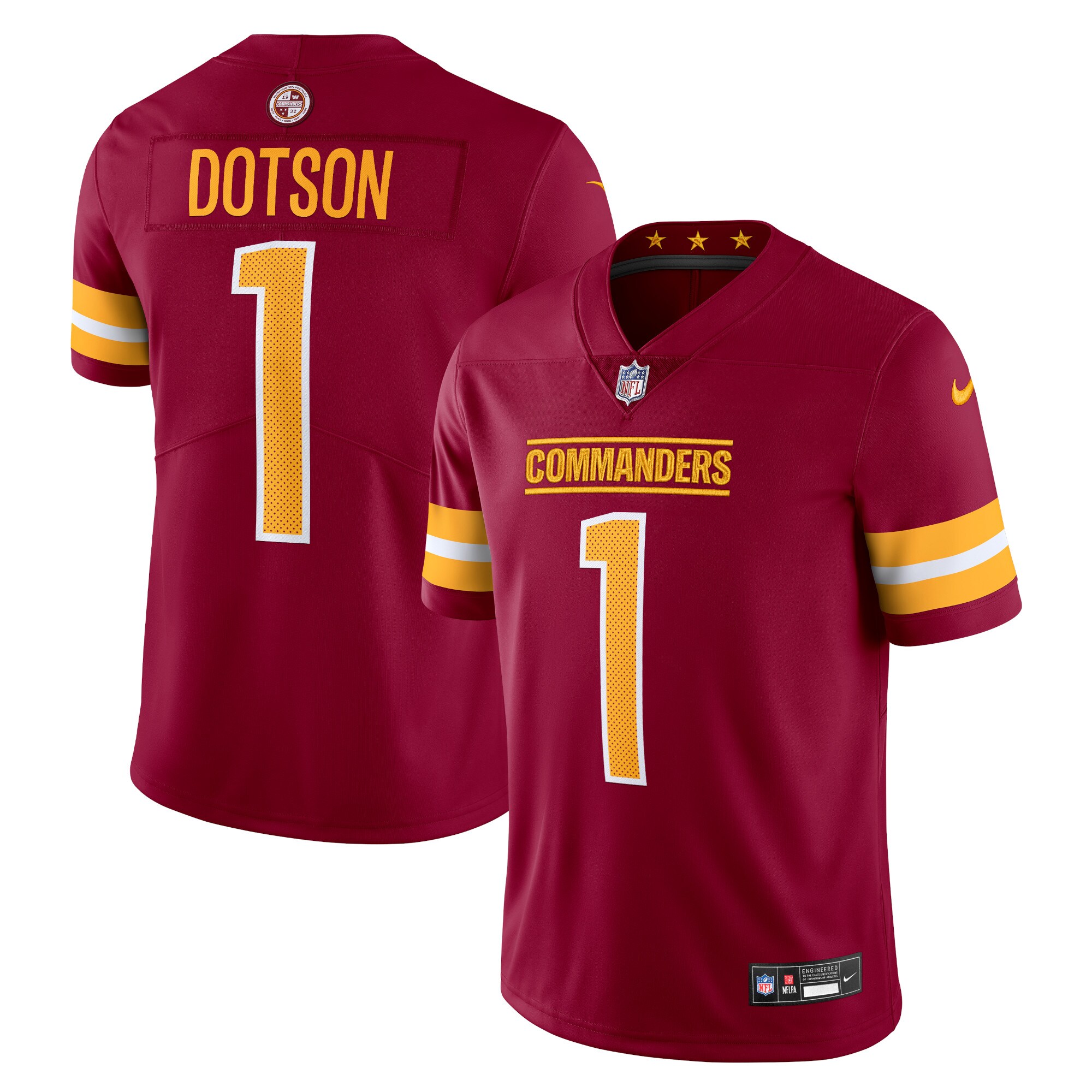 Jahan Dotson Washington Commanders  Vapor Untouchable Limited Jersey - Burgundy