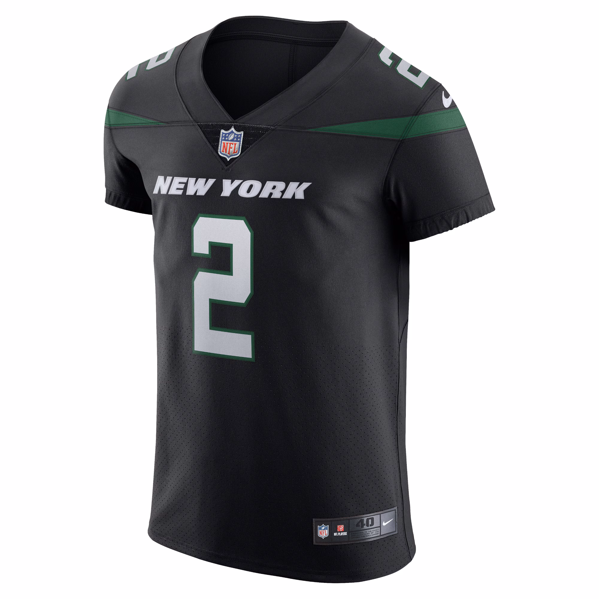 Zach Wilson New York Jets Vapor Elite Jersey - Gotham Green