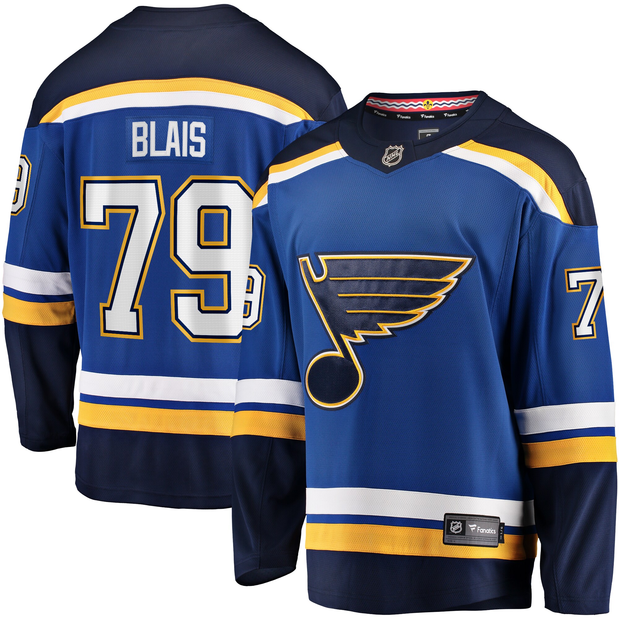 Sammy Blais St.Louis Blues Home Breakaway Jersey - Blue