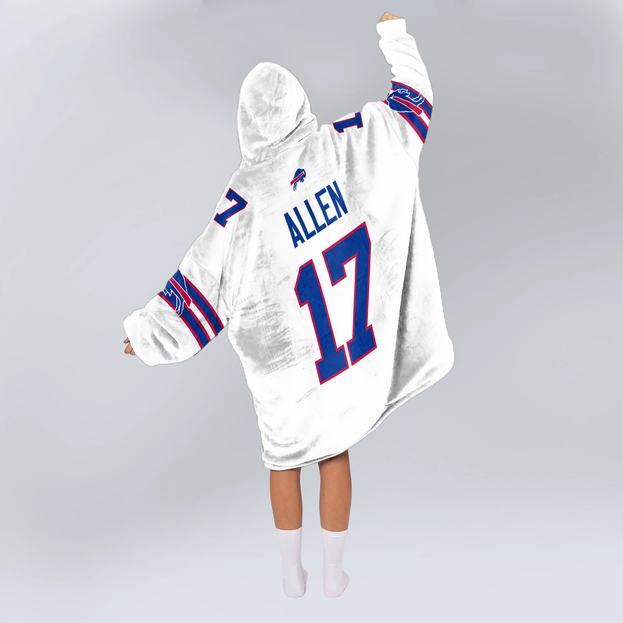 Adult J.A. 17 Buffalo Football Unisex Blanket Hoodie