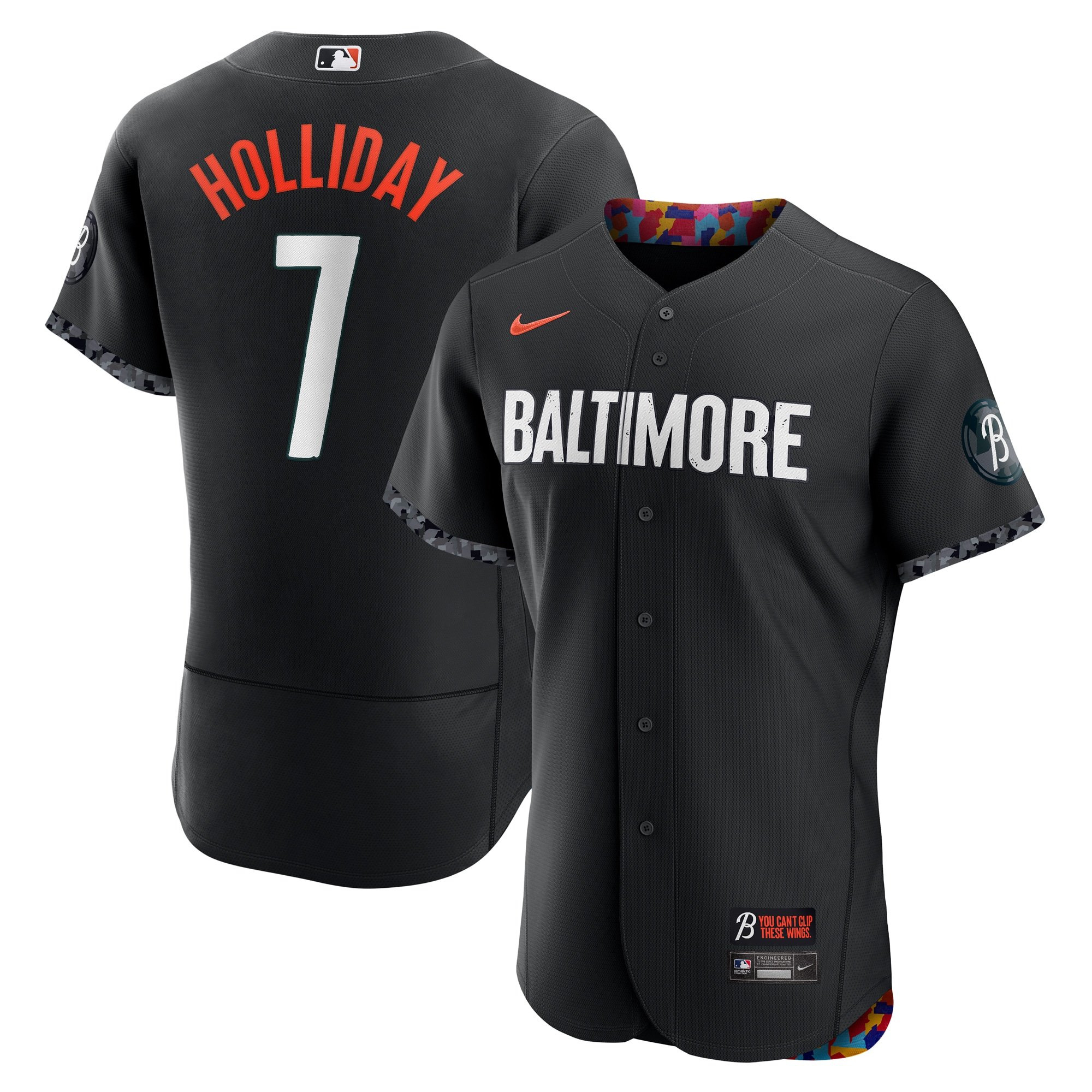 Men's Baltimore Orioles Jackson Holliday  Black City Connect Player Jersey