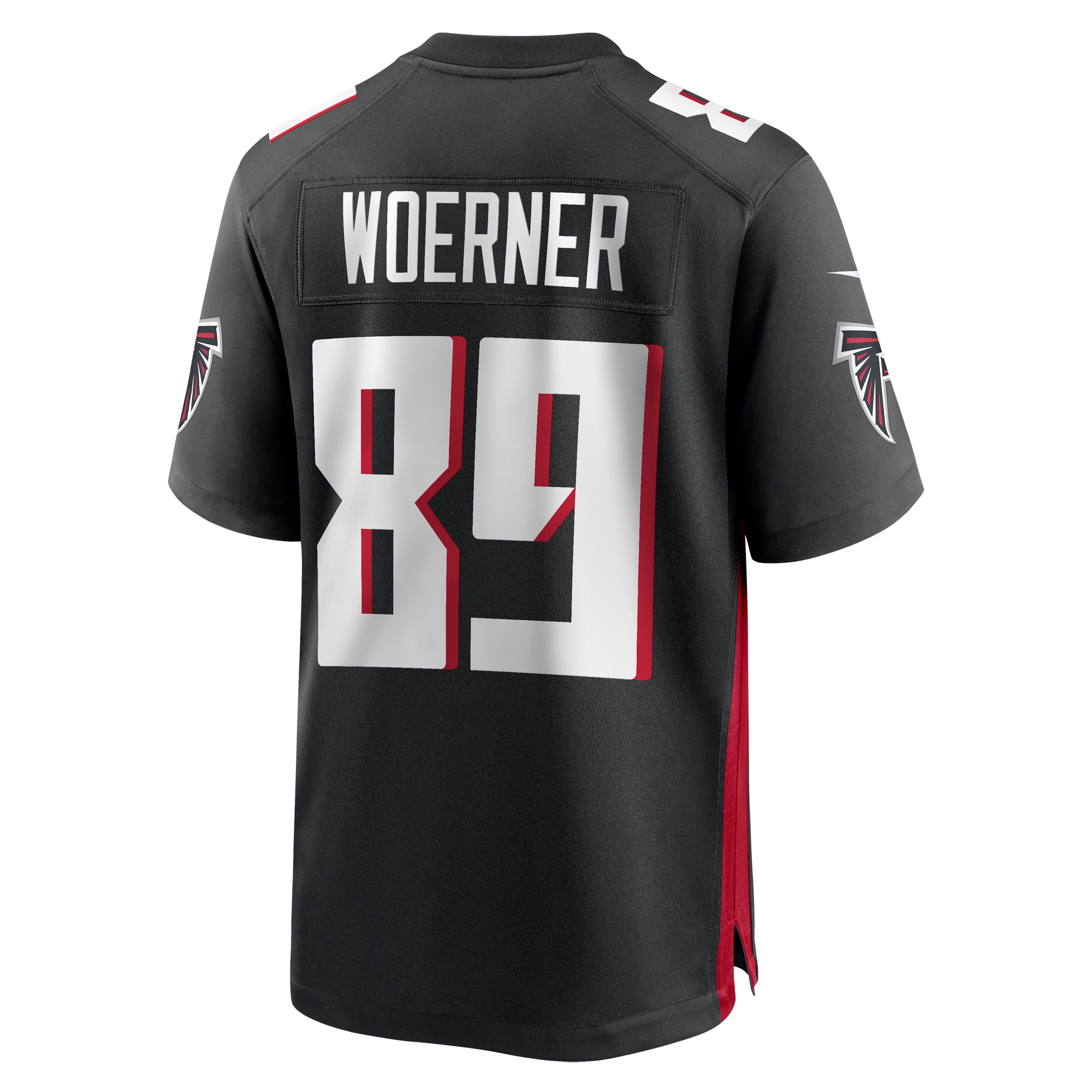 Charlie Woerner Atlanta Falcons  Game Jersey -  Black