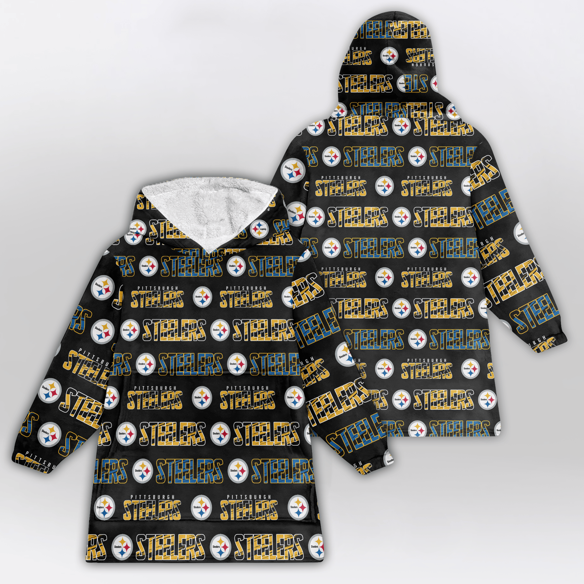 Pittsburgh Football Unisex Blanket Hoodie