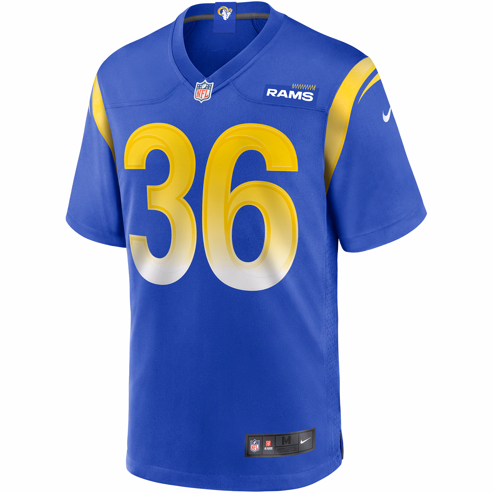 Jerome Bettis Los Angeles Rams Game Retired Player Jersey - Royal