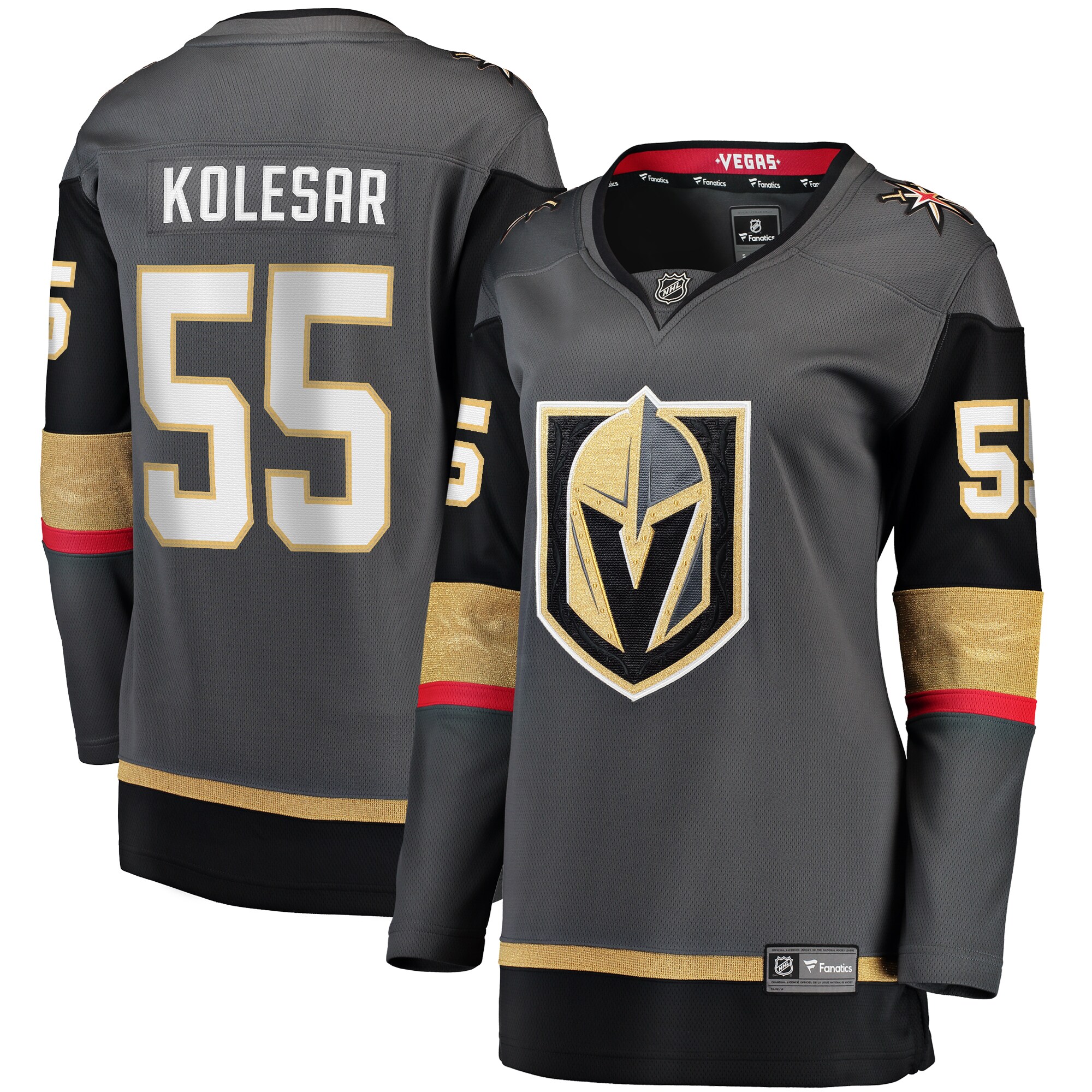 Keegan Kolesar Vegas Golden Knights Women's Alternate Breakaway Player Jersey - Gray
