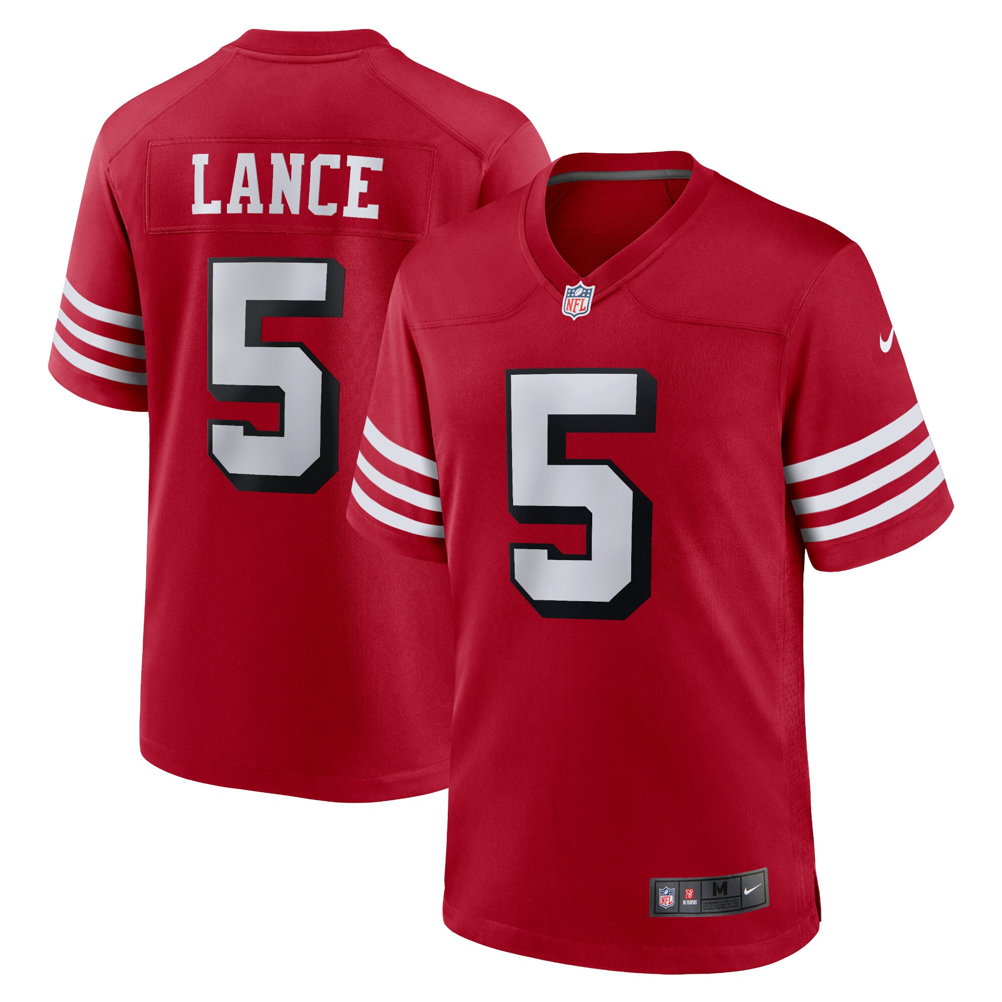 Trey Lance San Francisco 49ers  Alternate Game Jersey - Scarlet