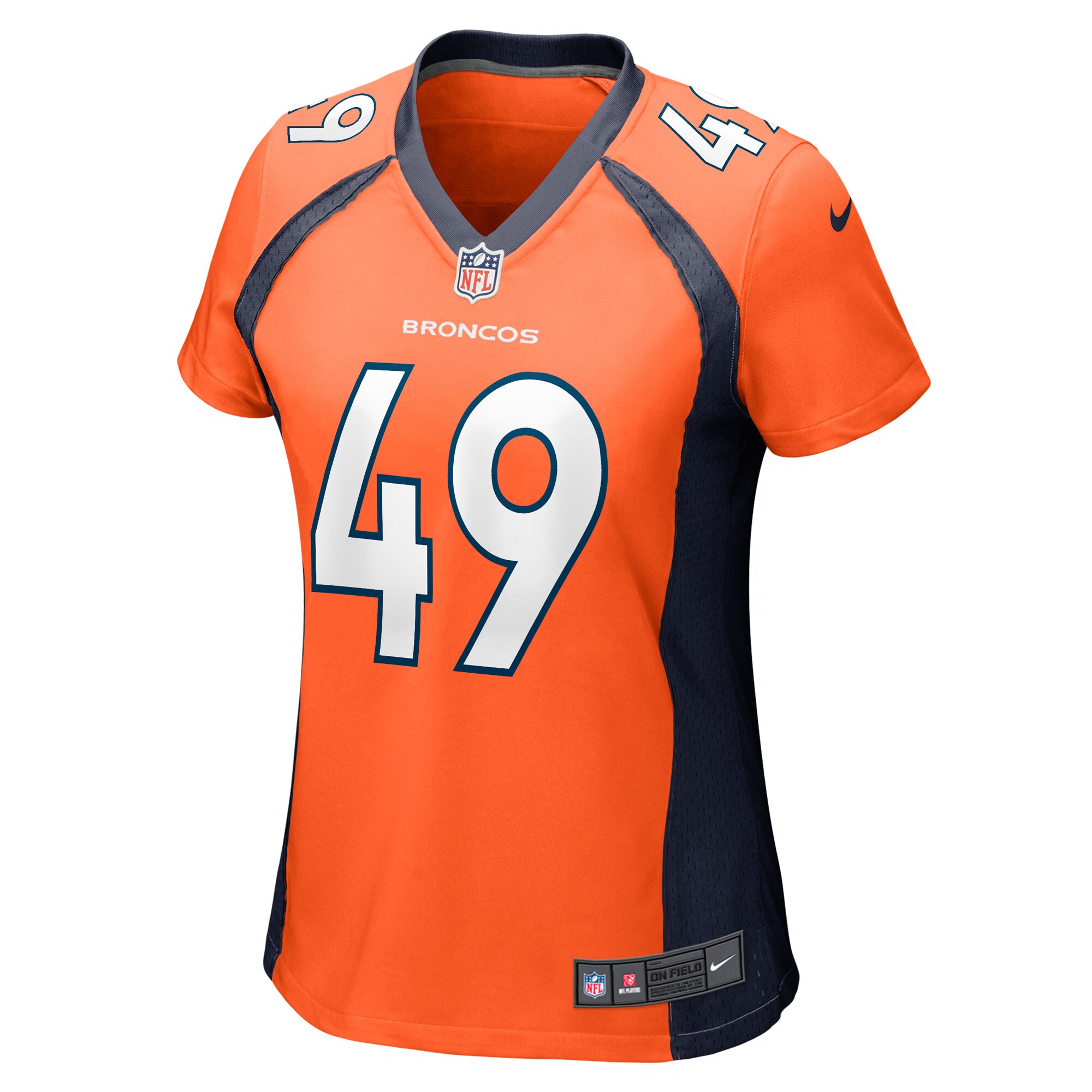 Alex Singleton Denver Broncos Women's Game Player Jersey - Orange