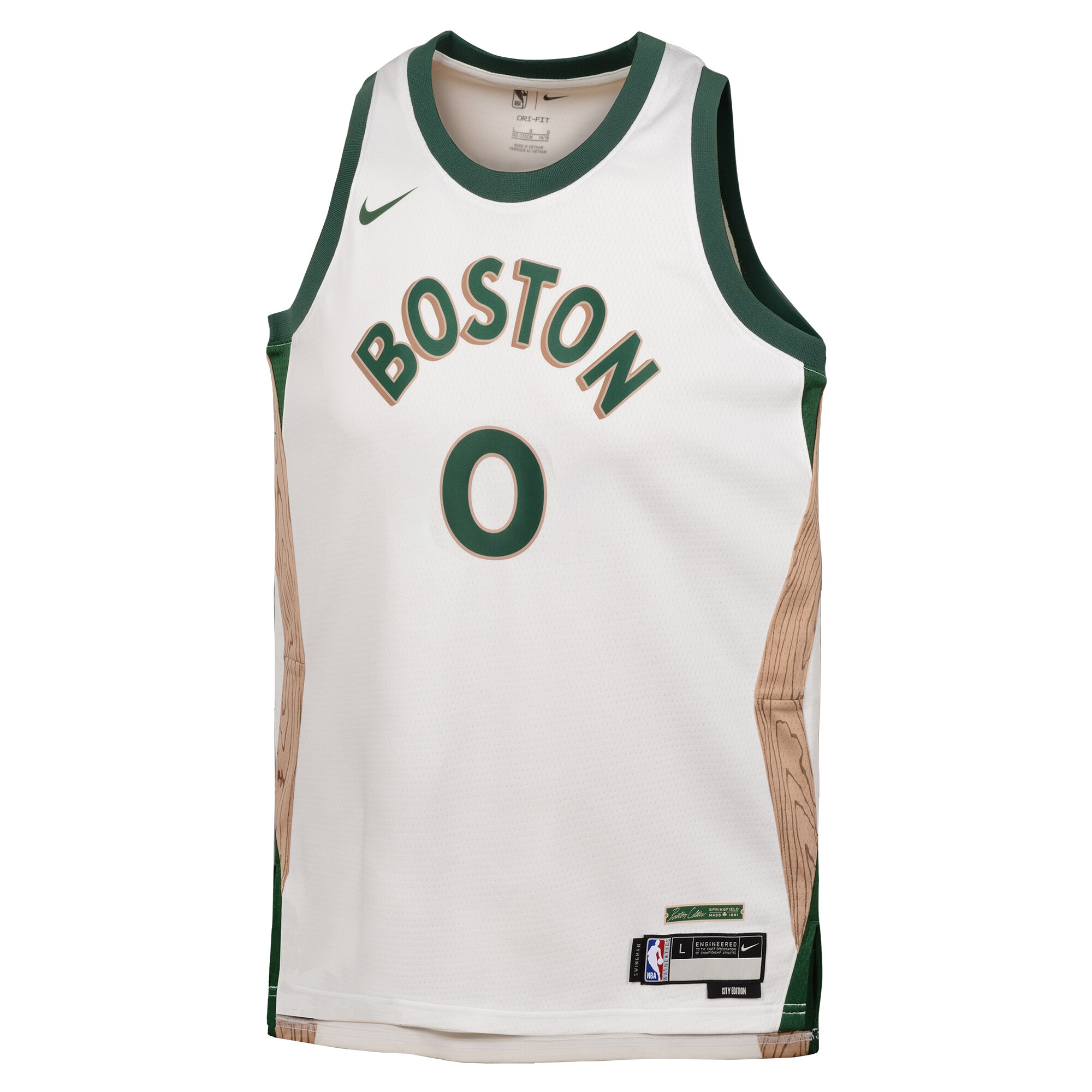 Youth Boston Celtics Jayson Tatum  White 2023/24 Swingman Replica Jersey - City Edition