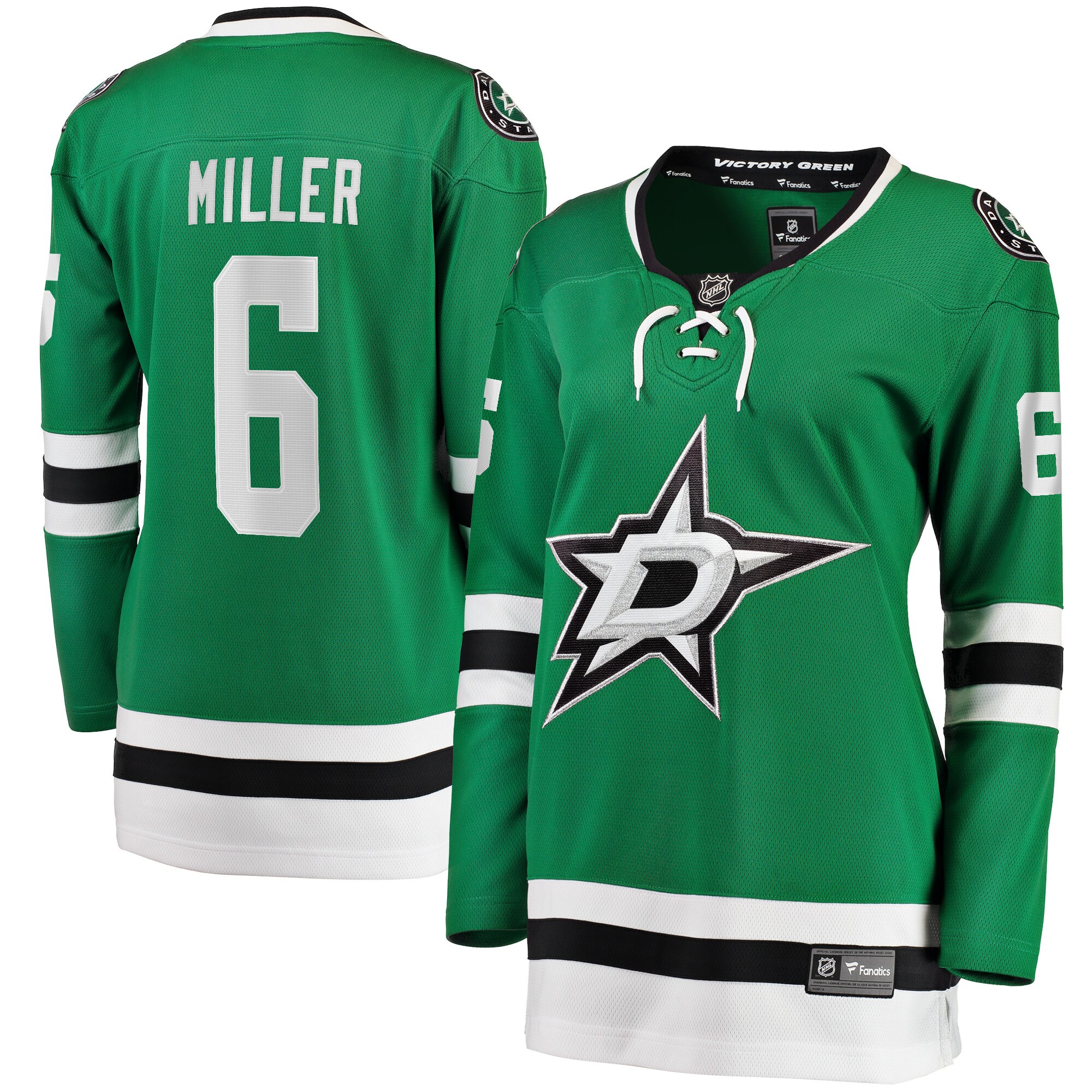 Colin Miller Dallas Stars Women's Home Breakaway Player Jersey - Kelly Green