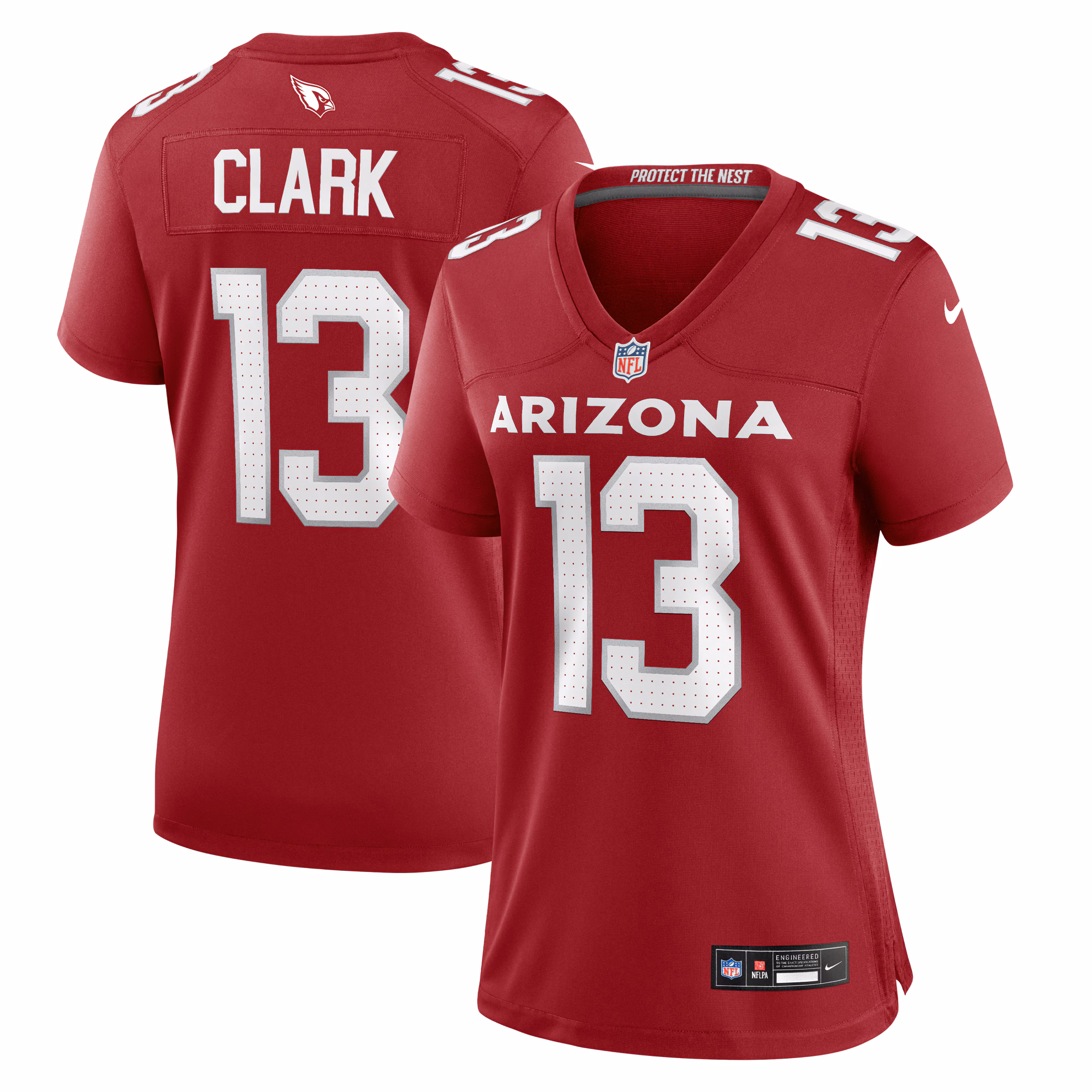 Kei'Trel Clark Arizona Cardinals Women's  Game Jersey -  Cardinal