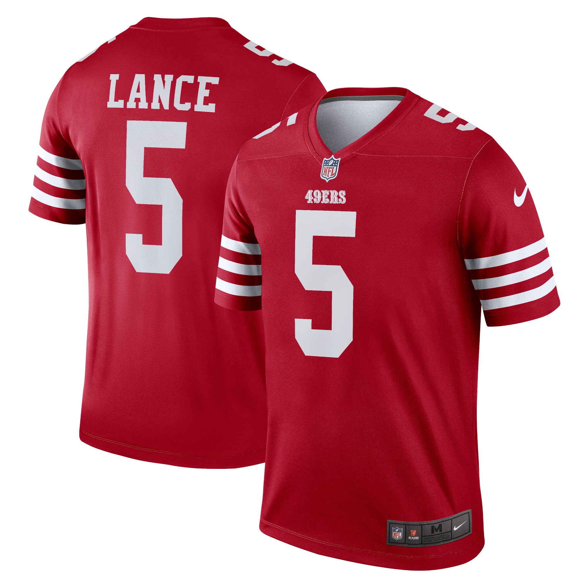 Trey Lance San Francisco 49ers  Legend Jersey - Scarlet
