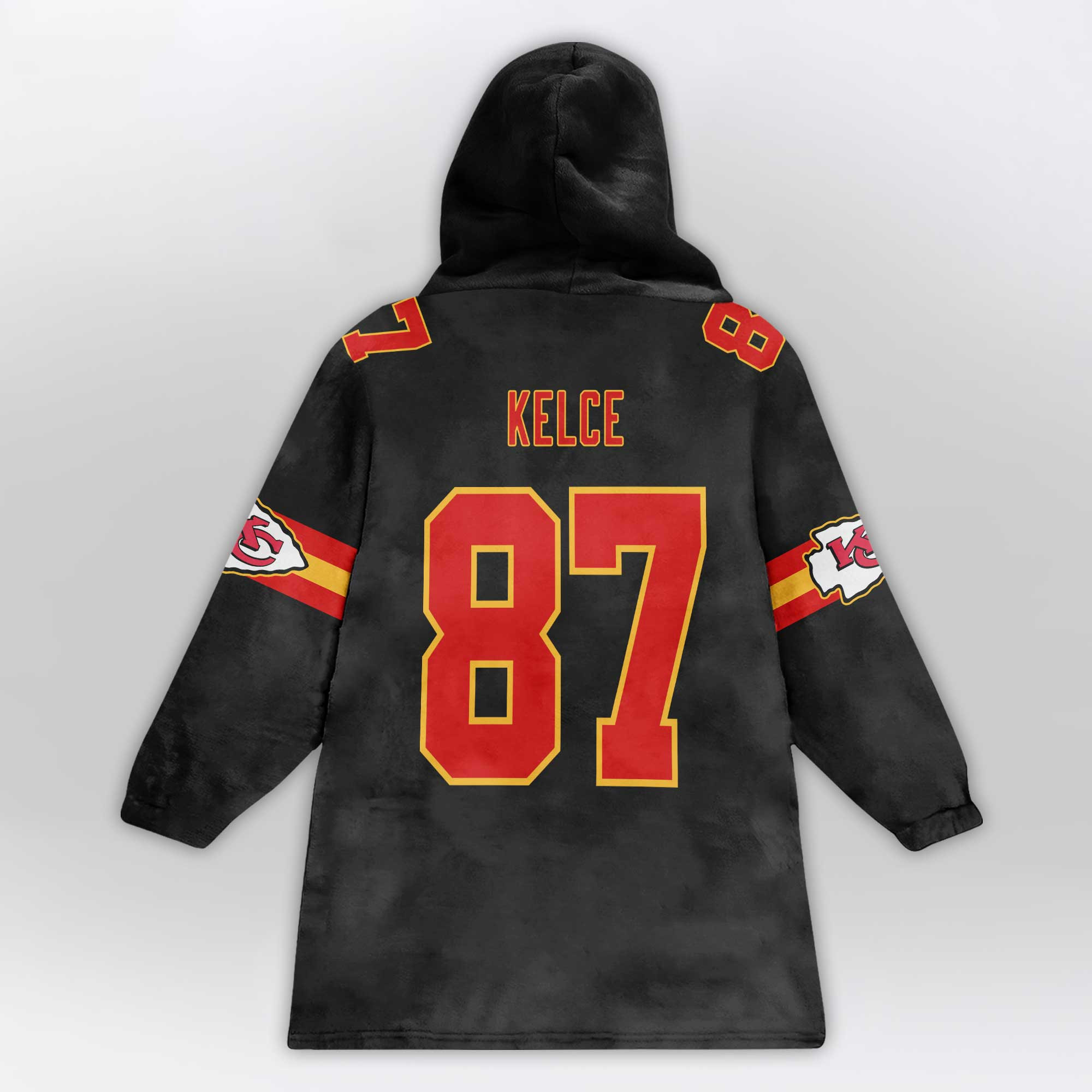 Kid 87 Kansas City Football Unisex Blanket Hoodie