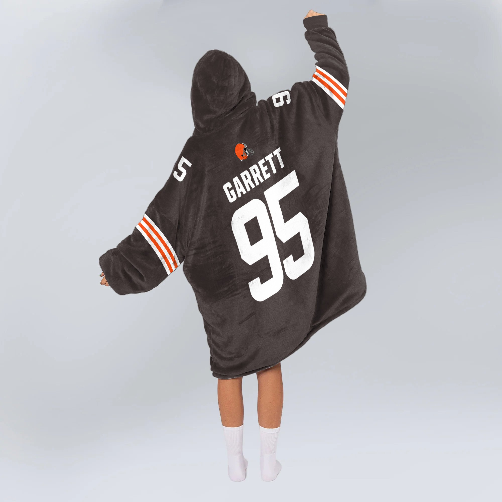 Adult Captain MG 95 Cleveland Football Unisex Blanket Hoodie