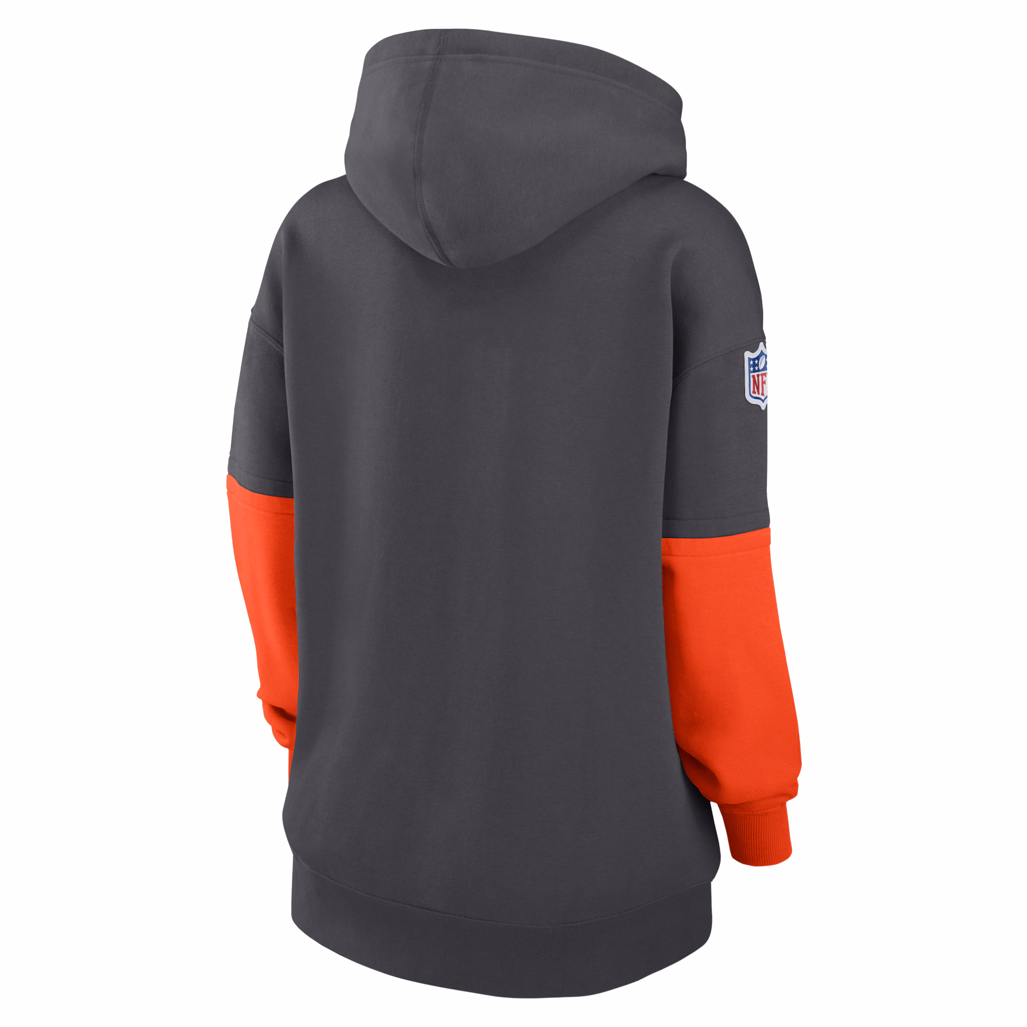 Cleveland Browns Women's 2024 Sideline Essential Fleece Pullover Hoodie - Anthracite