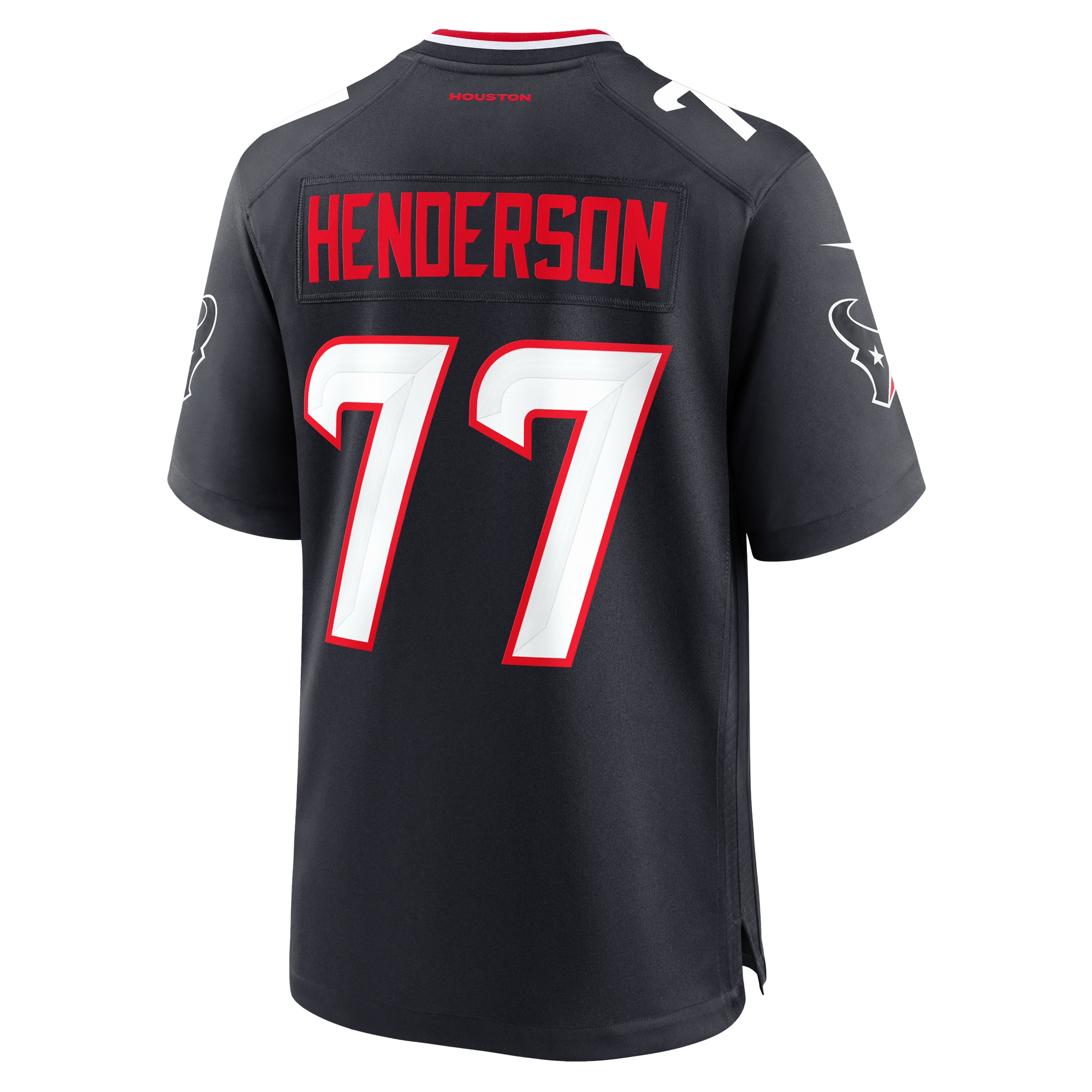 LaDarius Henderson Houston Texans Game Jersey -  Navy