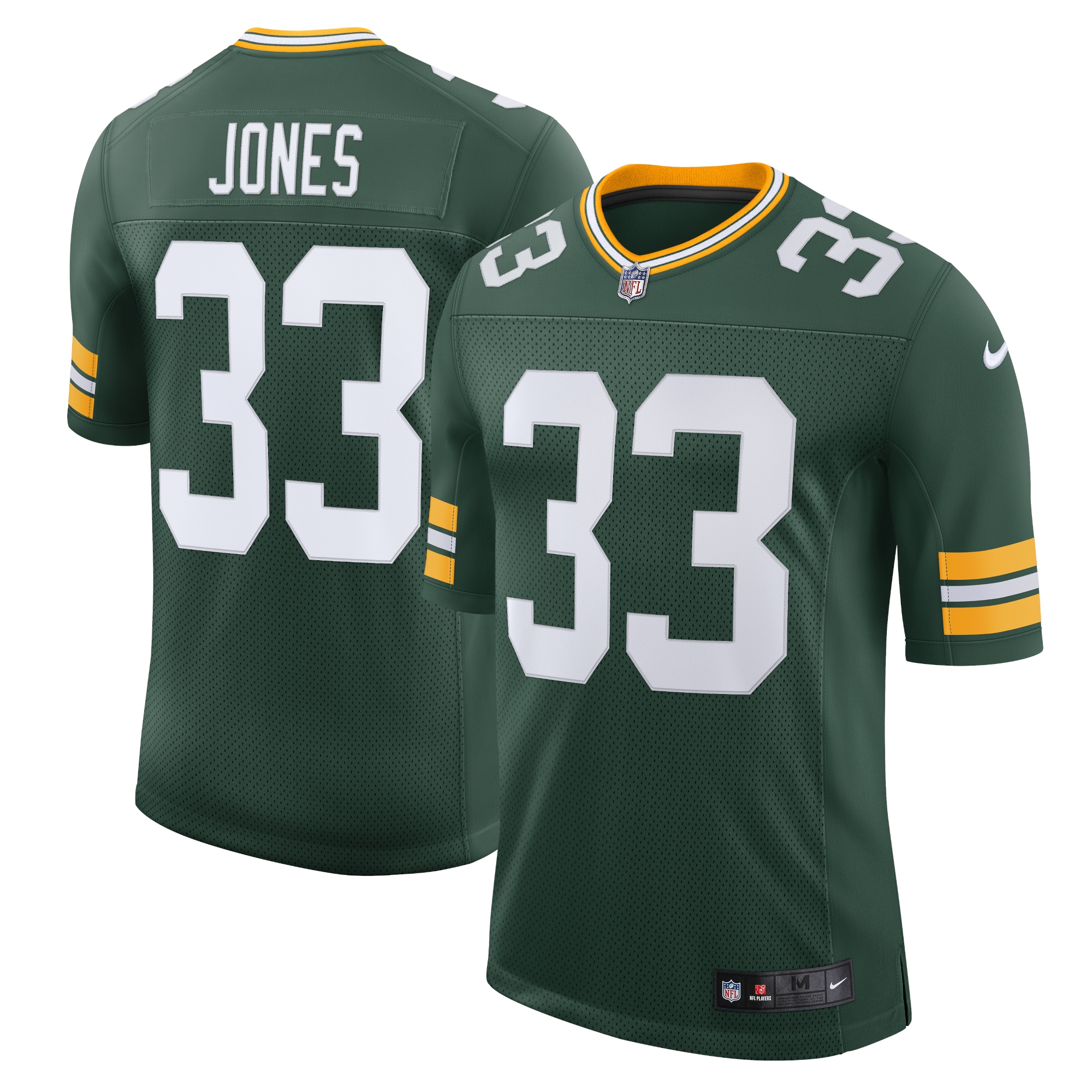 Aaron Jones Green Bay Packers  Limited Jersey - Green