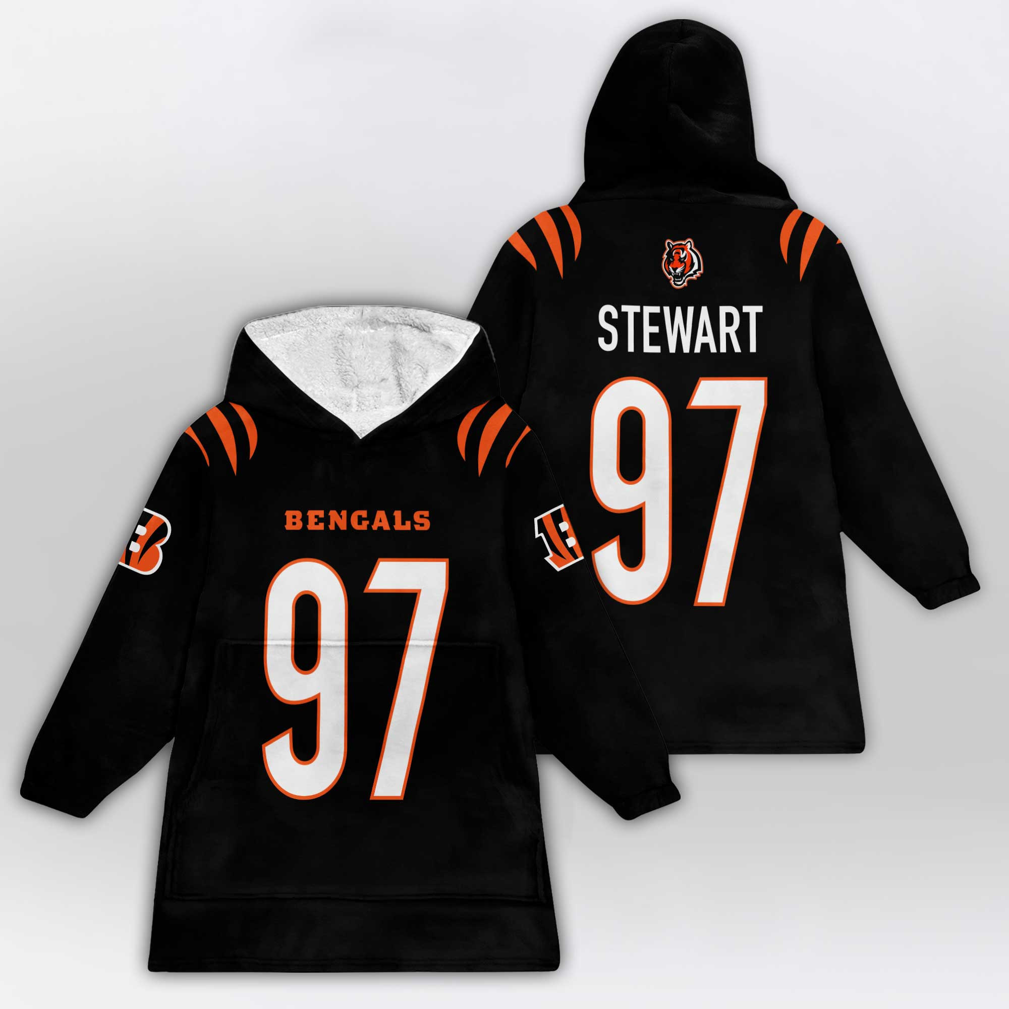 Kid 97 Cincinnati Football Unisex Blanket Hoodie
