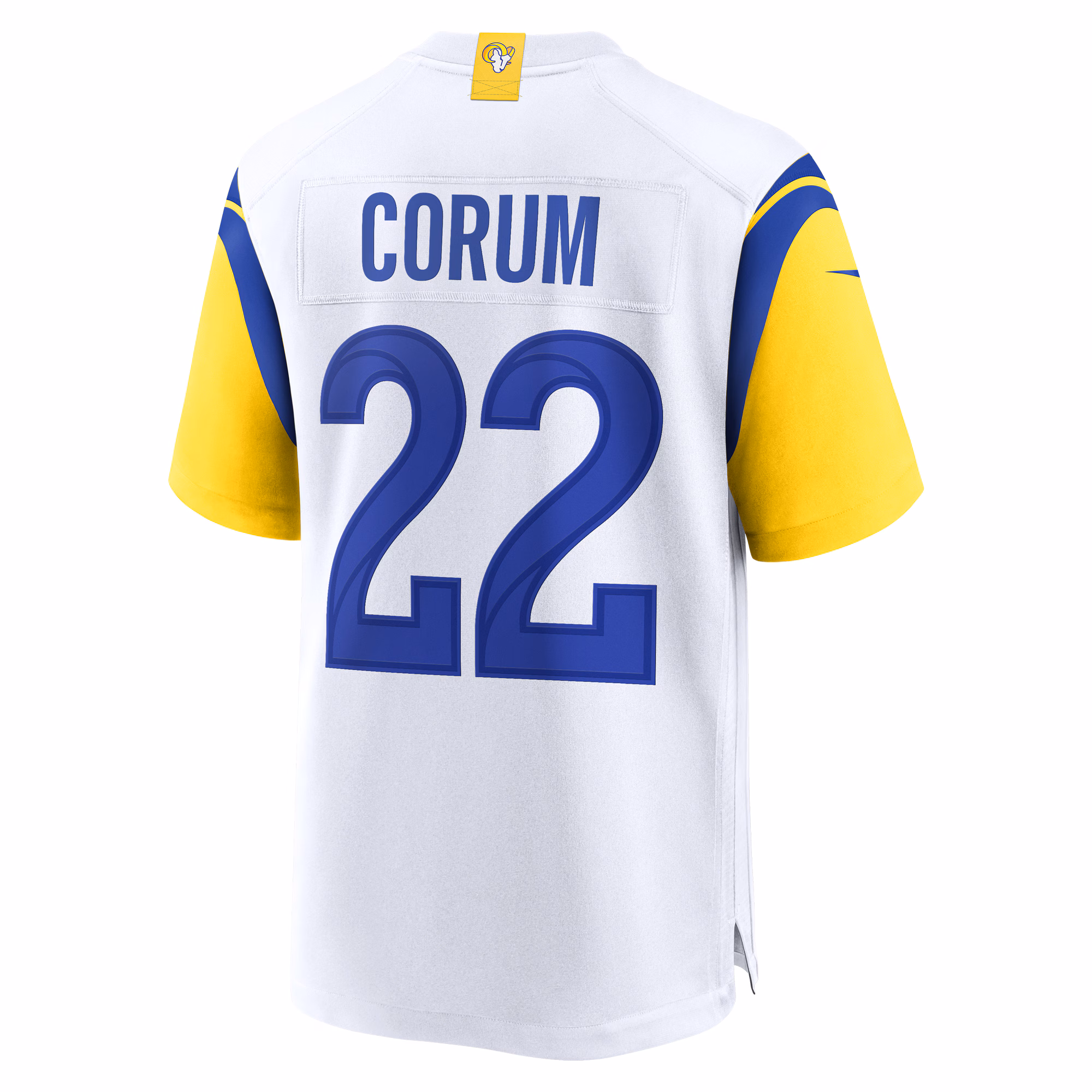 Blake Corum Los Angeles Rams Game Jersey -  White