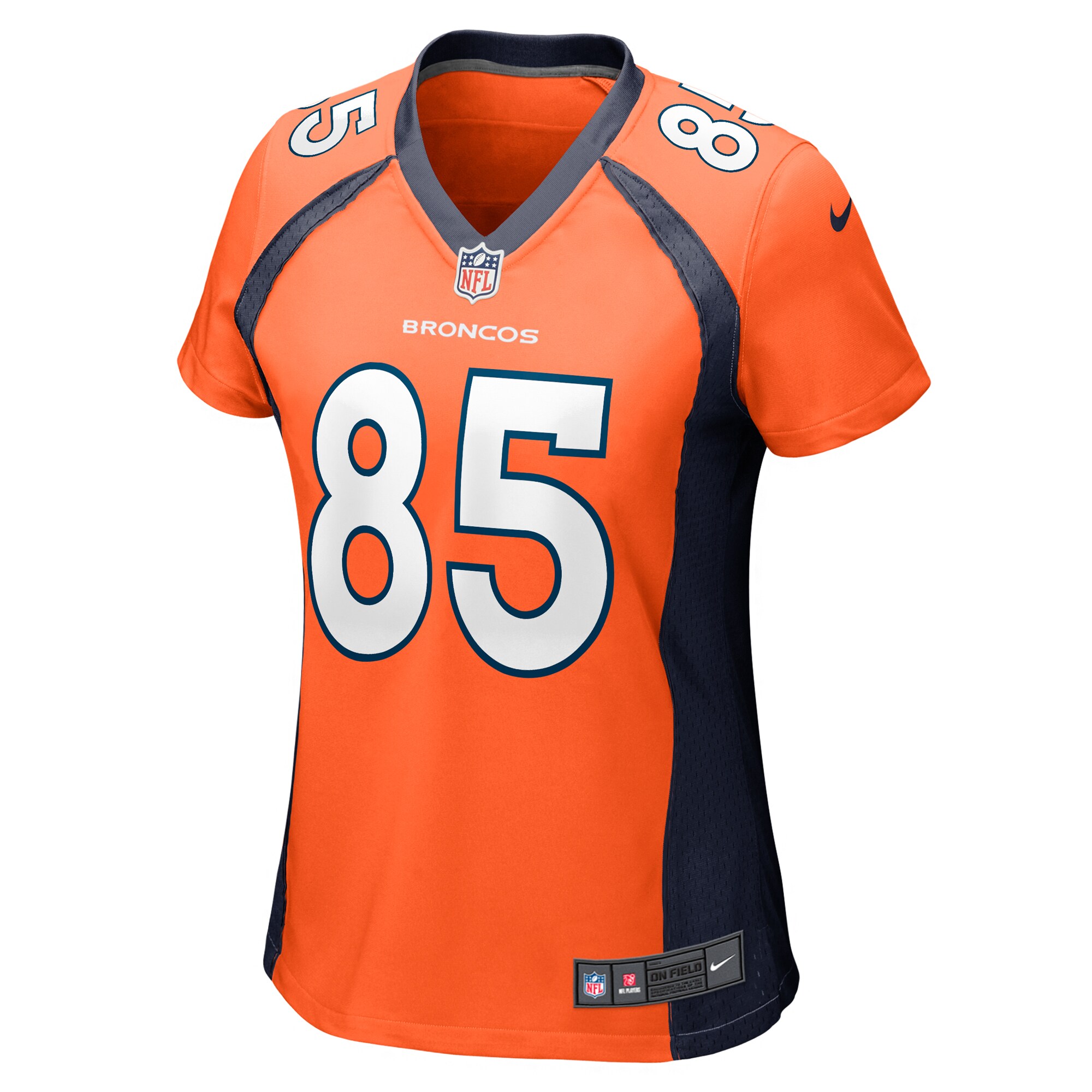 Lucas Krull Denver Broncos Women's Team Game Jersey -  Orange
