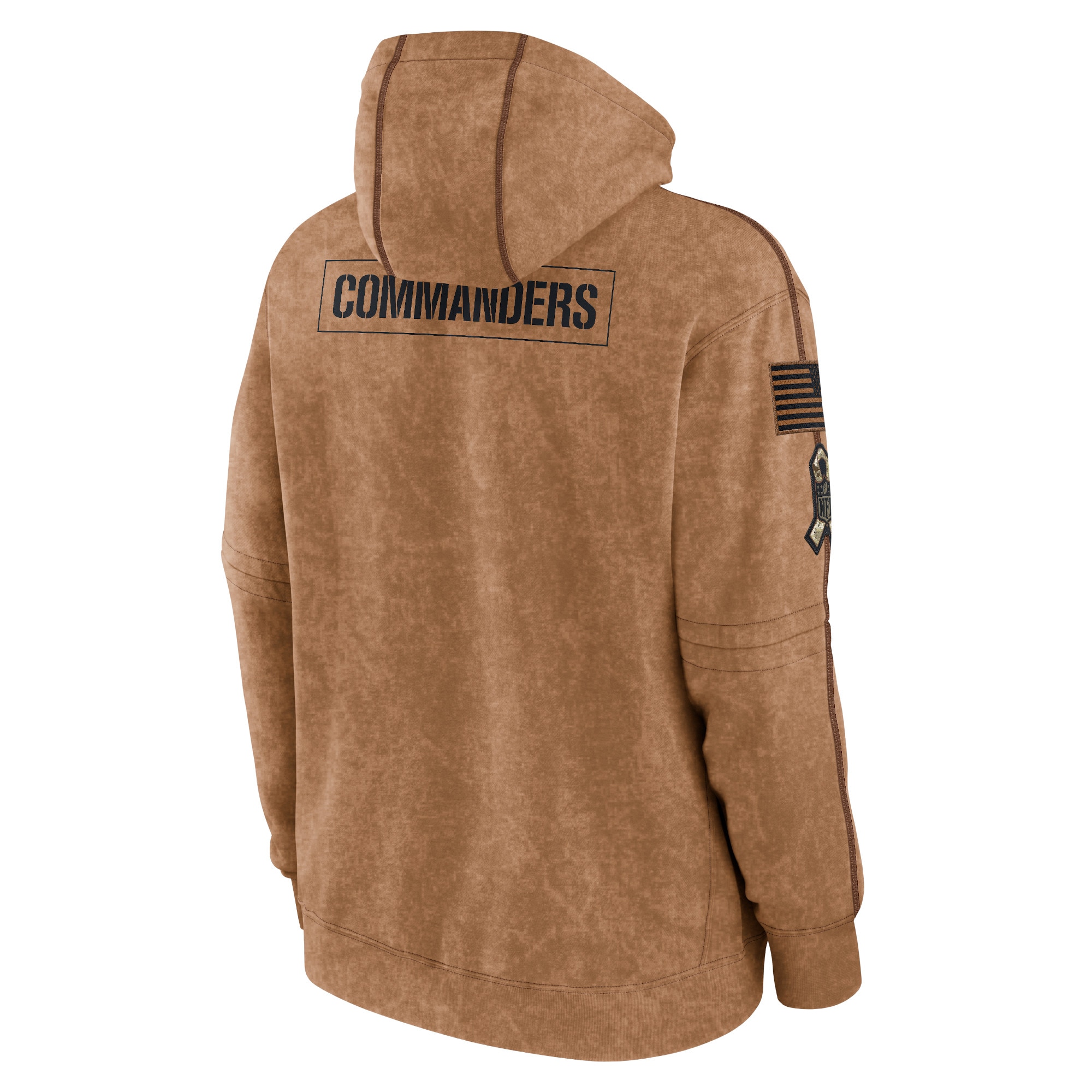 Washington Commanders  2023 Salute To Service Club Pullover Hoodie - Brown
