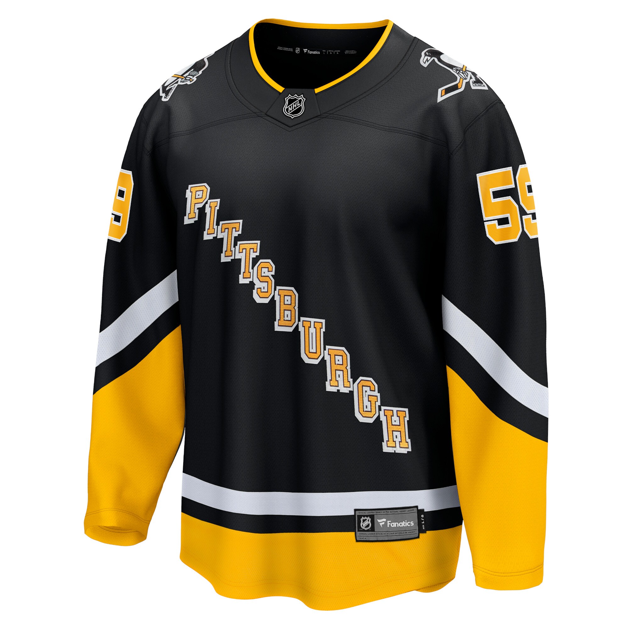 Jake Guentzel Pittsburgh Penguins 2021/22 Alternate Premier Breakaway Player Jersey - Black