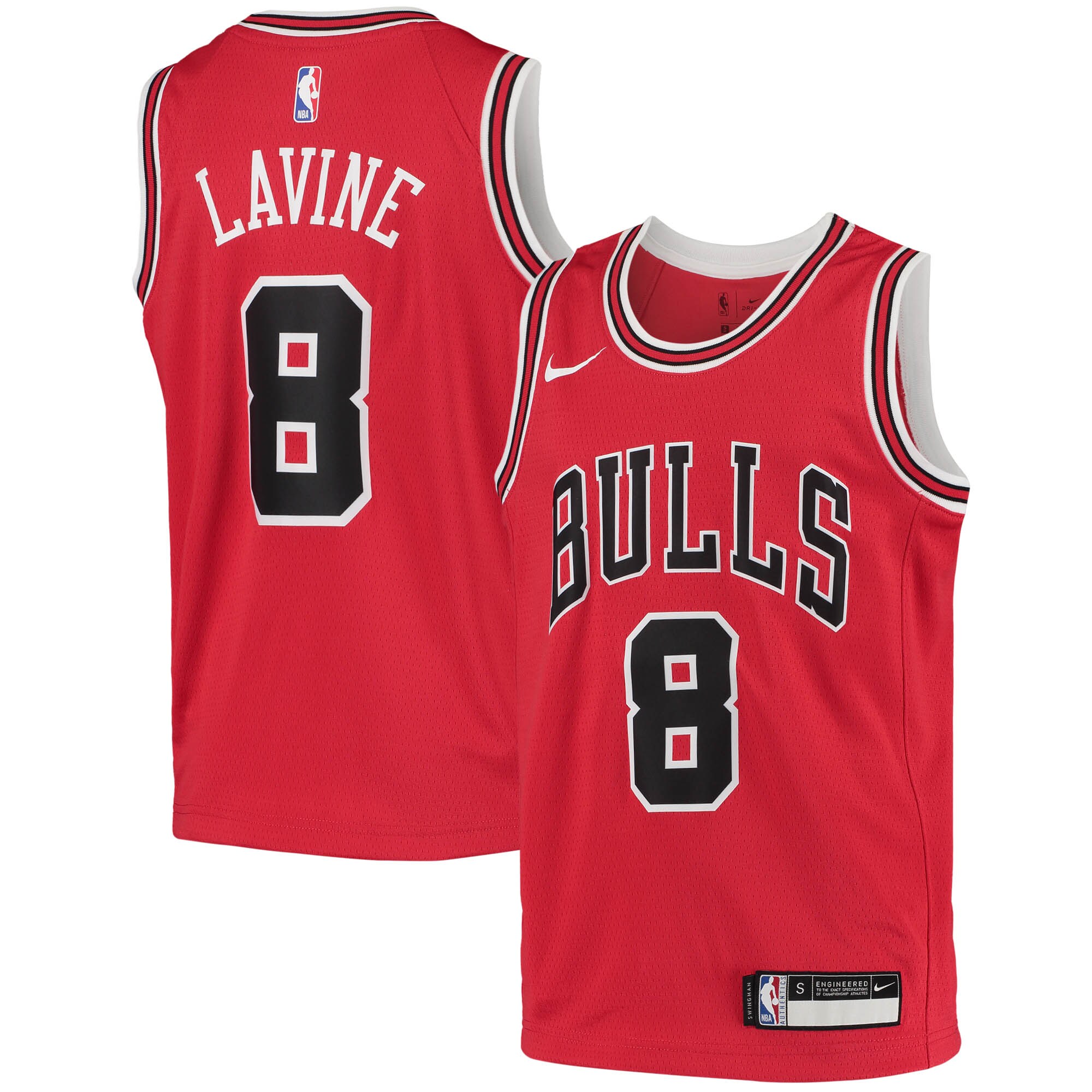 Zach LaVine Chicago Bulls Youth 2020/21 Swingman Jersey - Icon Edition - Red