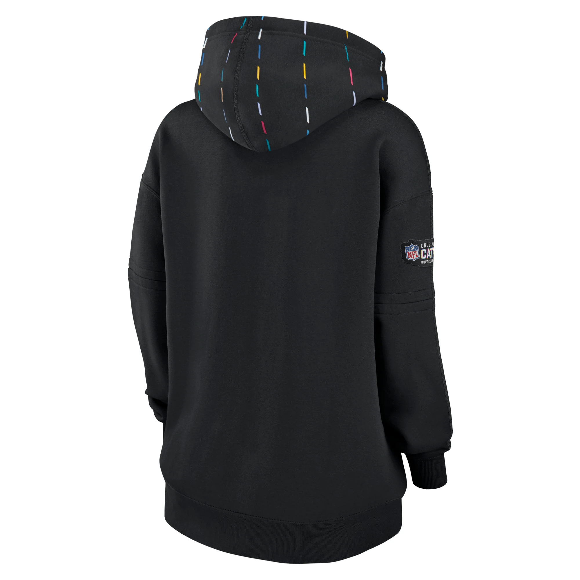 New England Patriots Women's 2023 NFL Crucial Catch Club Pullover Hoodie - Black