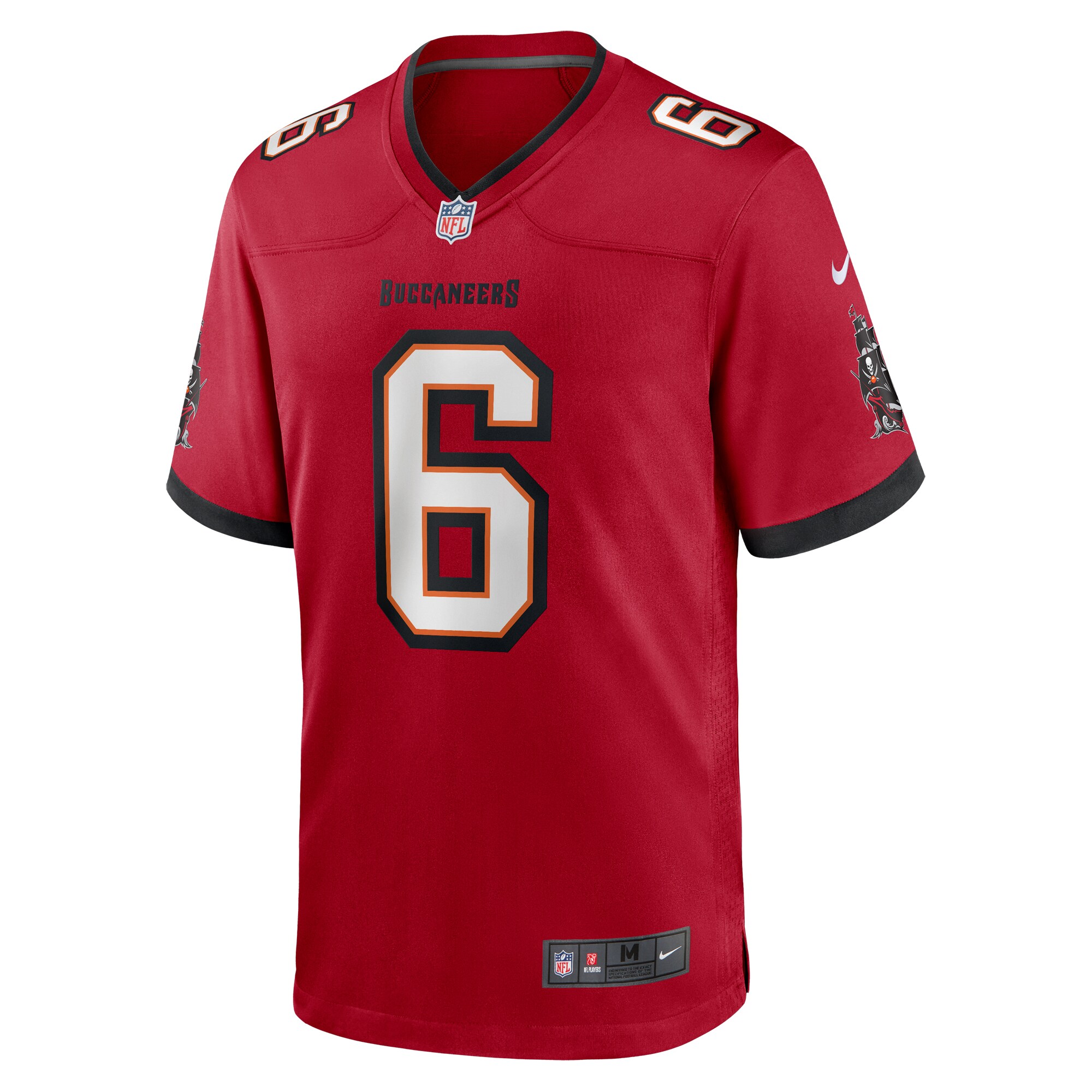 Baker Mayfield #6 Tampa Bay Buccaneers  Game Jersey - Red