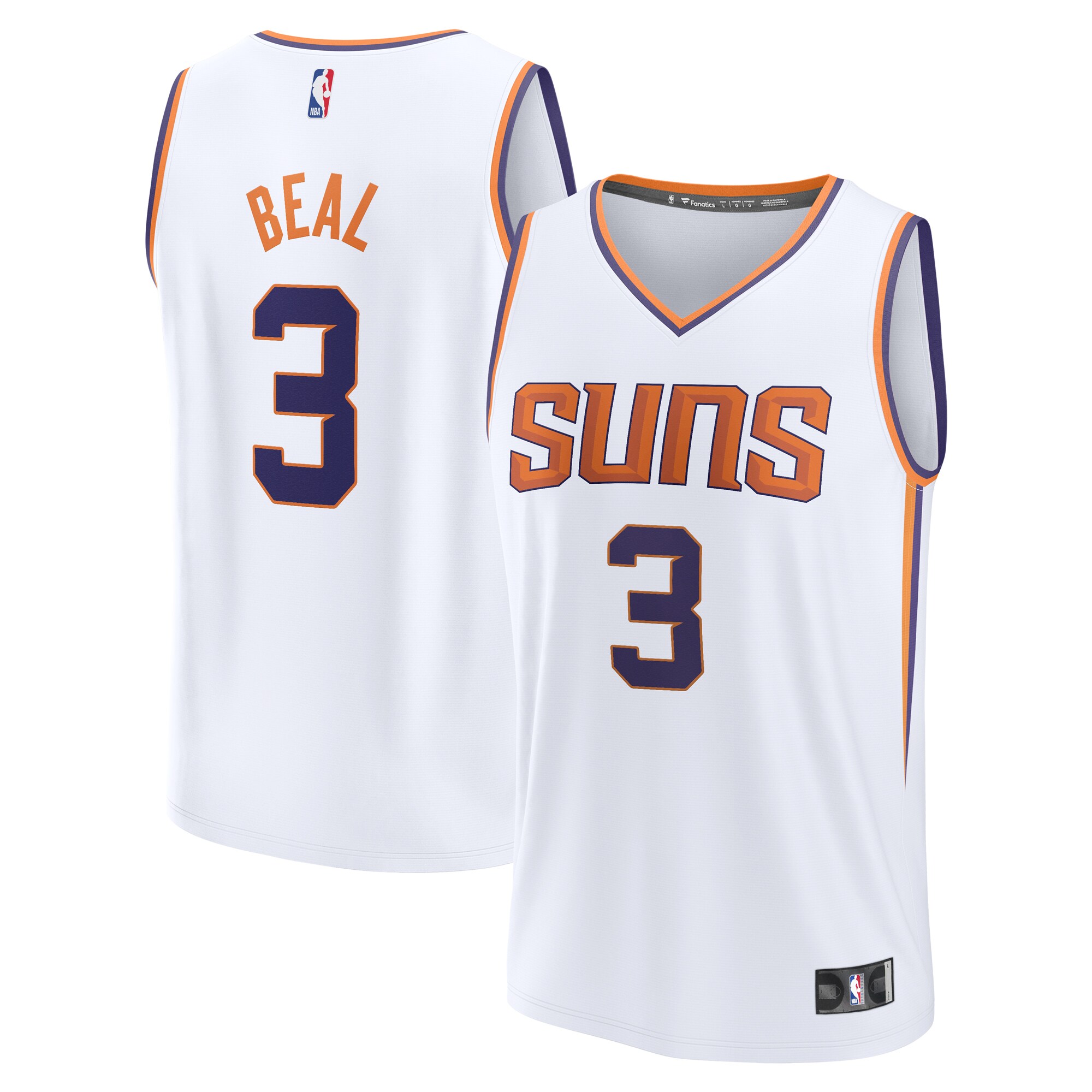 Bradley Beal Phoenix Suns  Fast Break Player Jersey - Association Edition - White