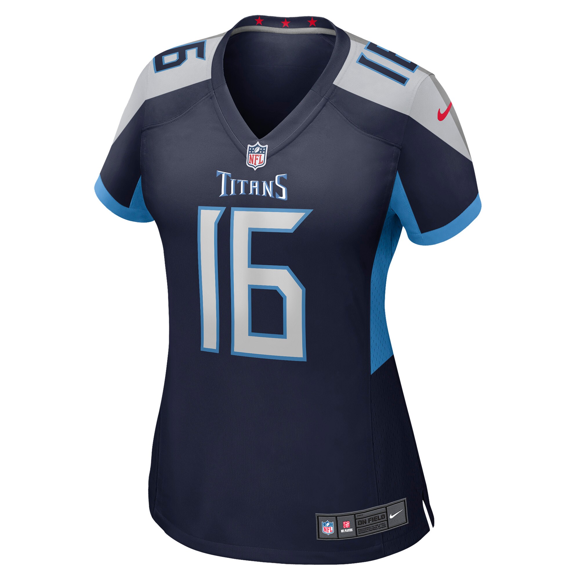 Treylon Burks Tennessee Titans  Women's Player Game Jersey - Navy