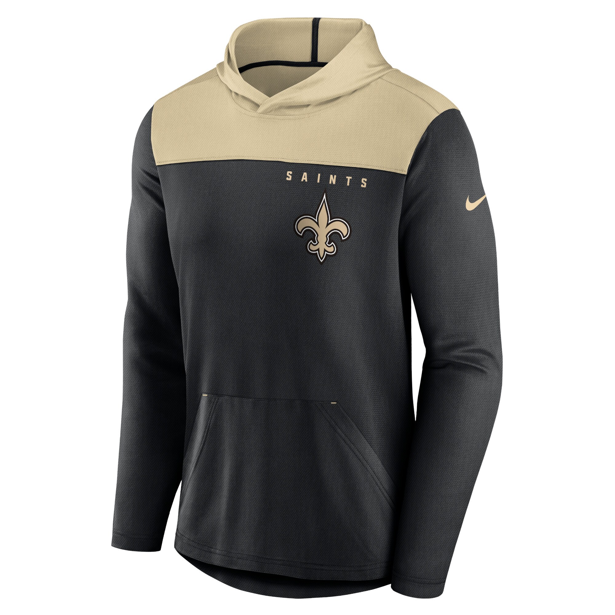 New Orleans Saints Fan Gear Pullover Hoodie - Black