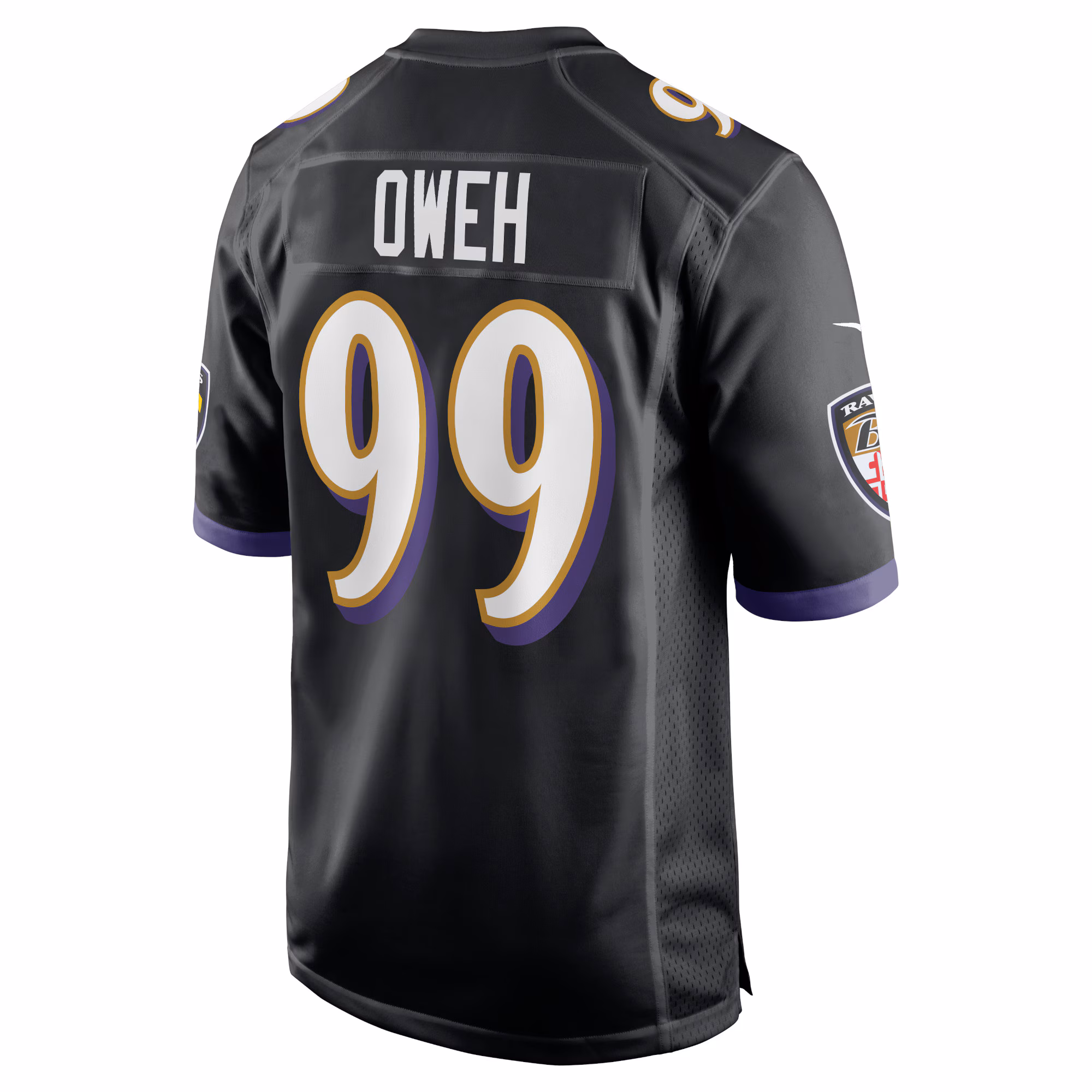 Odafe Oweh Baltimore Ravens Game Jersey - Black